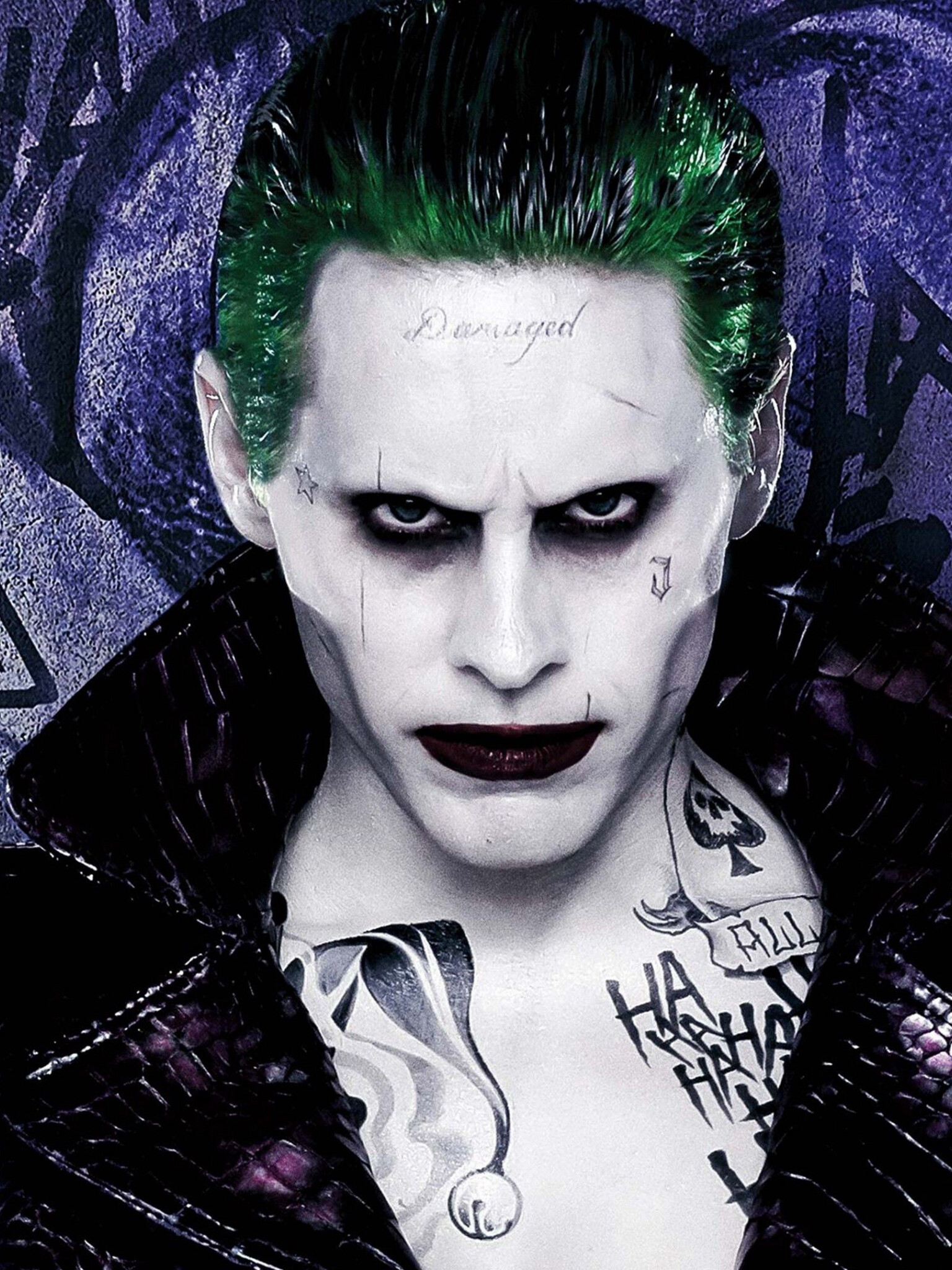 Suicide Squad, Joker's 4K wallpaper, Top Joker image, Desktop tablet, 1540x2050 HD Phone