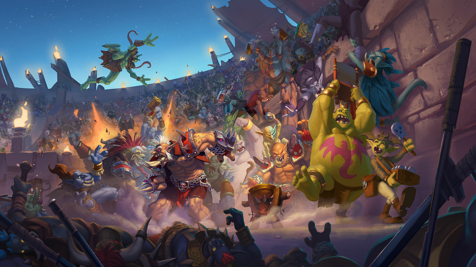 Rastakhan's Rumble, New expansion release, Tribal warfare, Strategy card game, 1920x1080 Full HD Desktop
