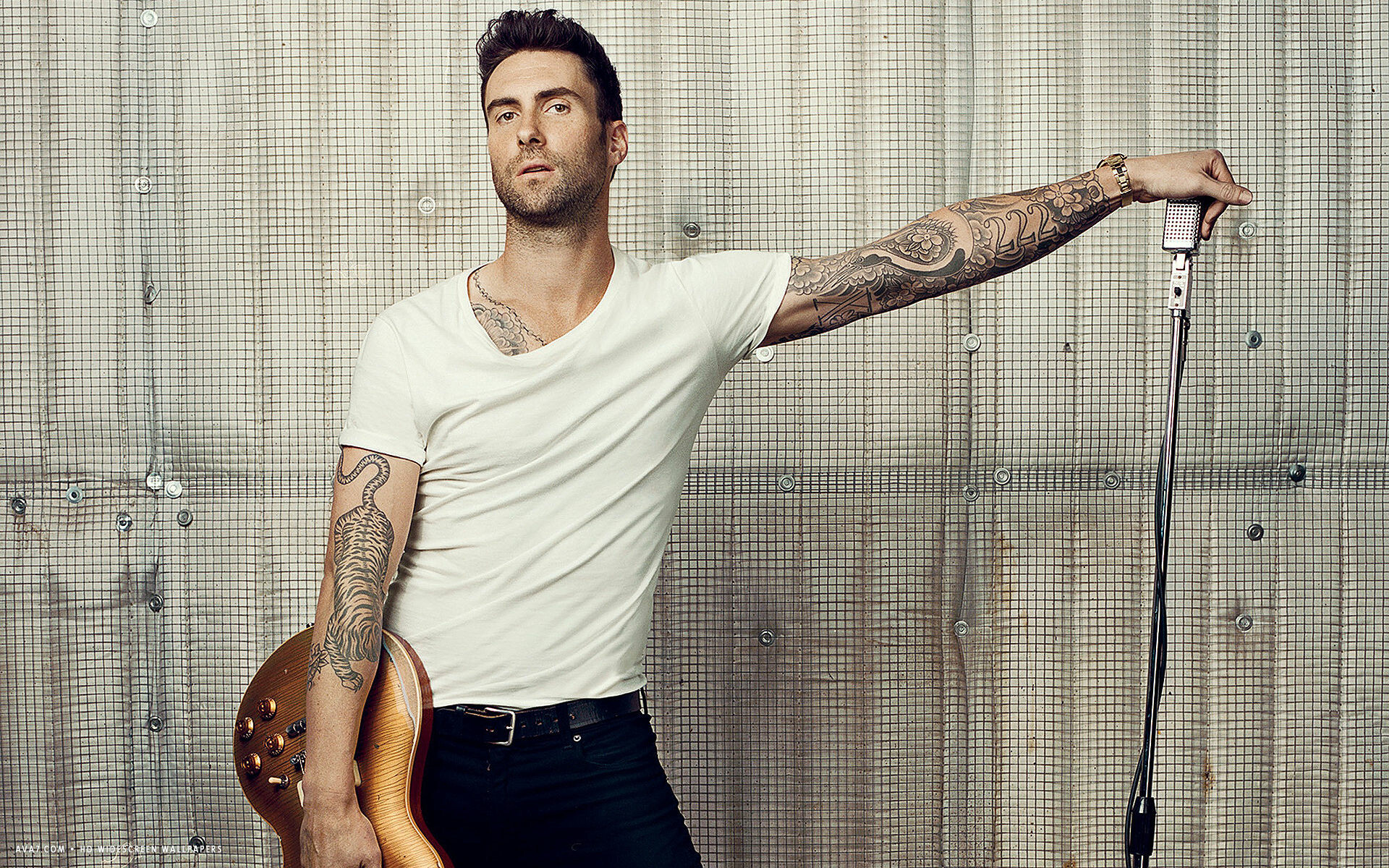 Adam Levine, HD widescreen wallpaper, Male singer, Captivating performances, 1920x1200 HD Desktop