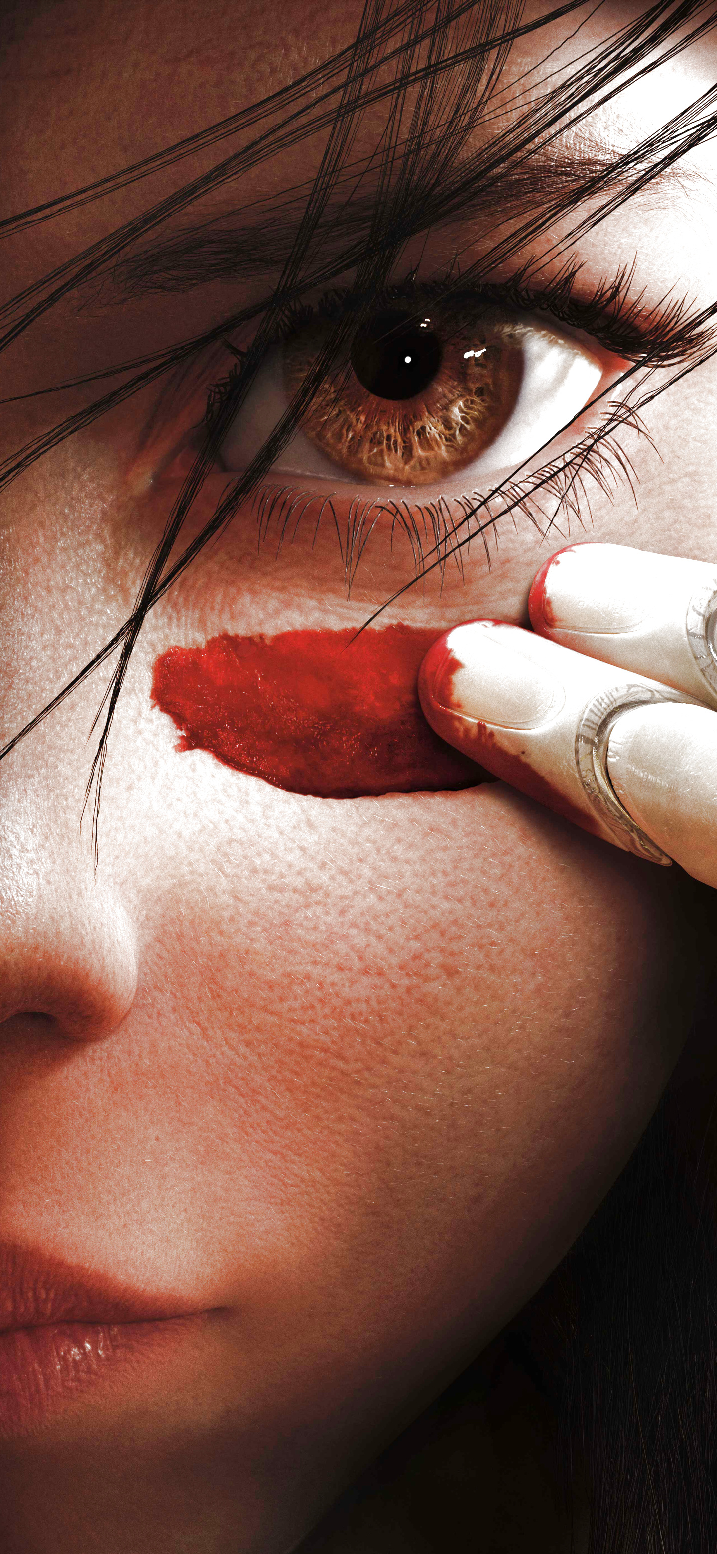 Alita, Battle Angel movie, Cyberpunk setting, Gripping storytelling, 1440x3120 HD Phone