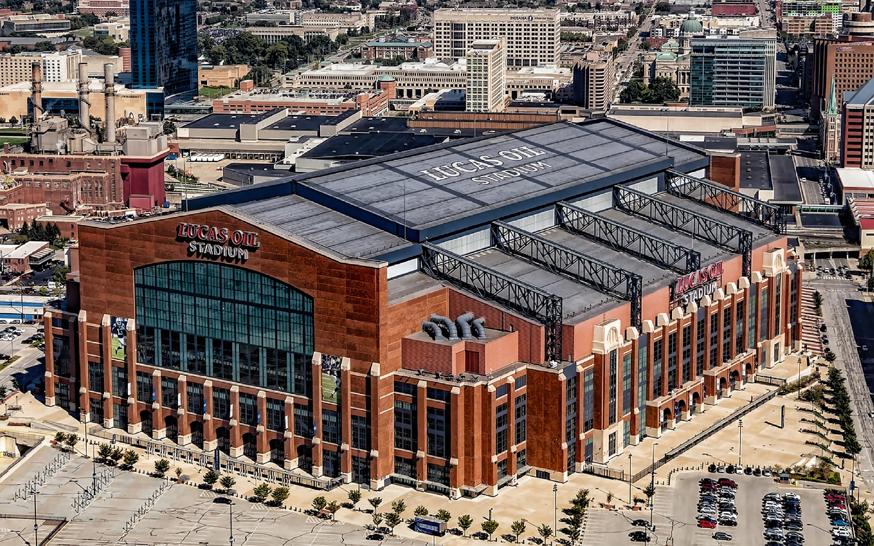 Lucas Oil Stadium, Indianapolis Wallpaper, 2880x1800 HD Desktop