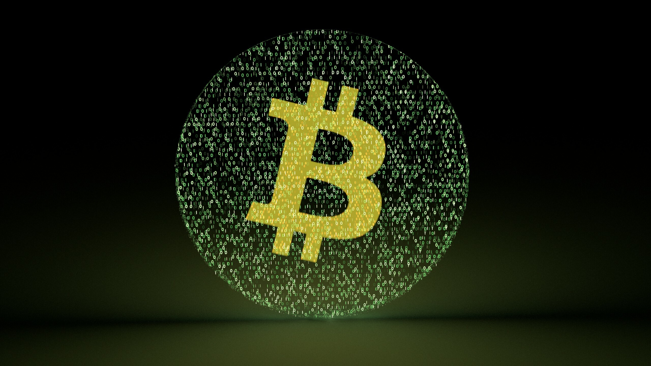 Bitcoin wallpaper background, Futuristic look, Tech-inspired, Financial innovation, 2560x1440 HD Desktop