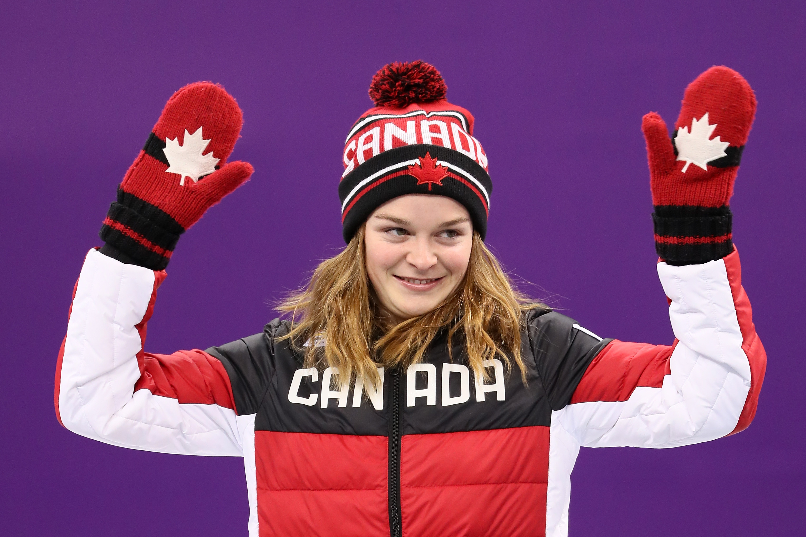 Kim Boutin, Second medal triumph, Pyeongchang success, Speed skating glory, 3070x2050 HD Desktop