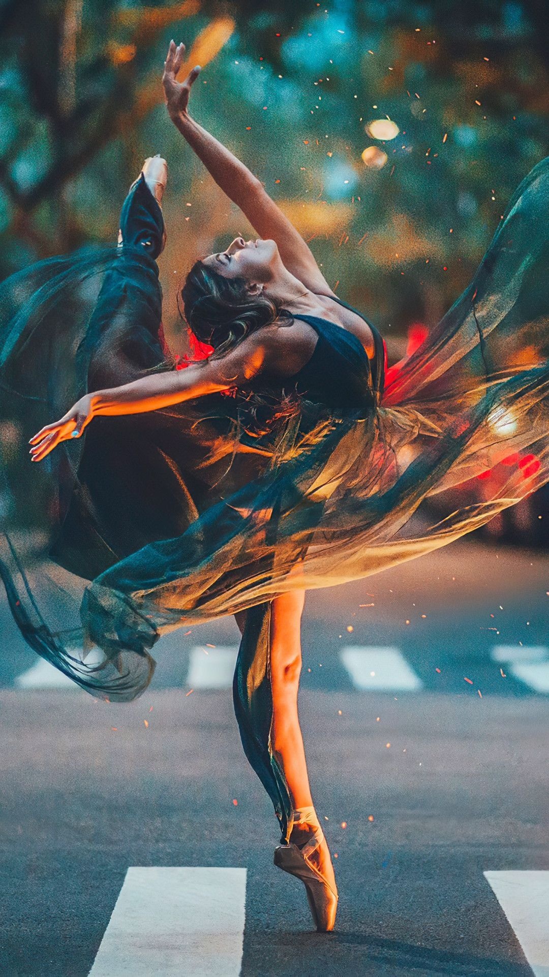 Ballet dancers on iPhone, Stunning wallpapers, Dazzling performances, Artistry on display, 1080x1920 Full HD Phone