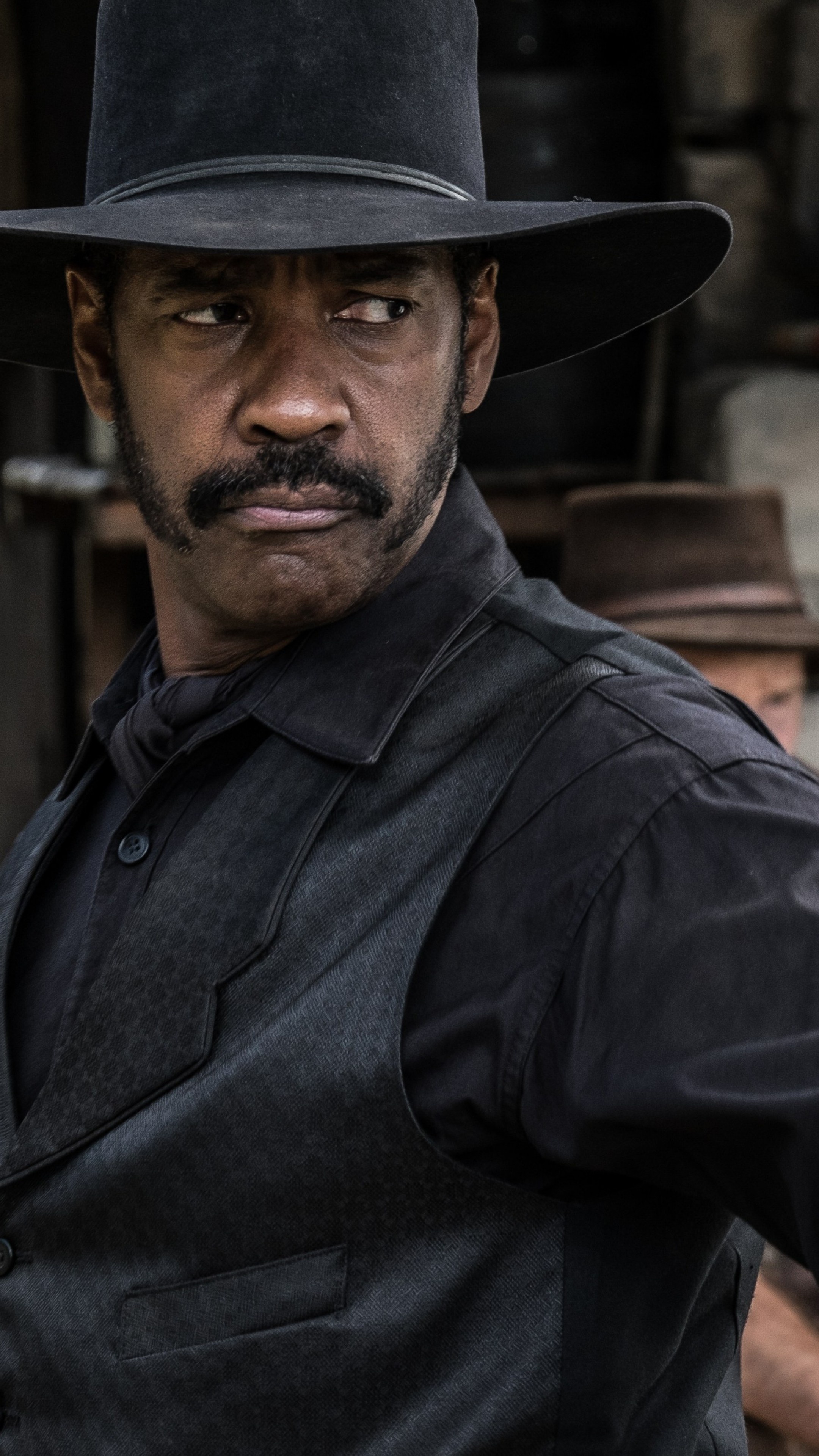 Denzel Washington, Magnificent Seven, Movies, 2160x3840 4K Phone