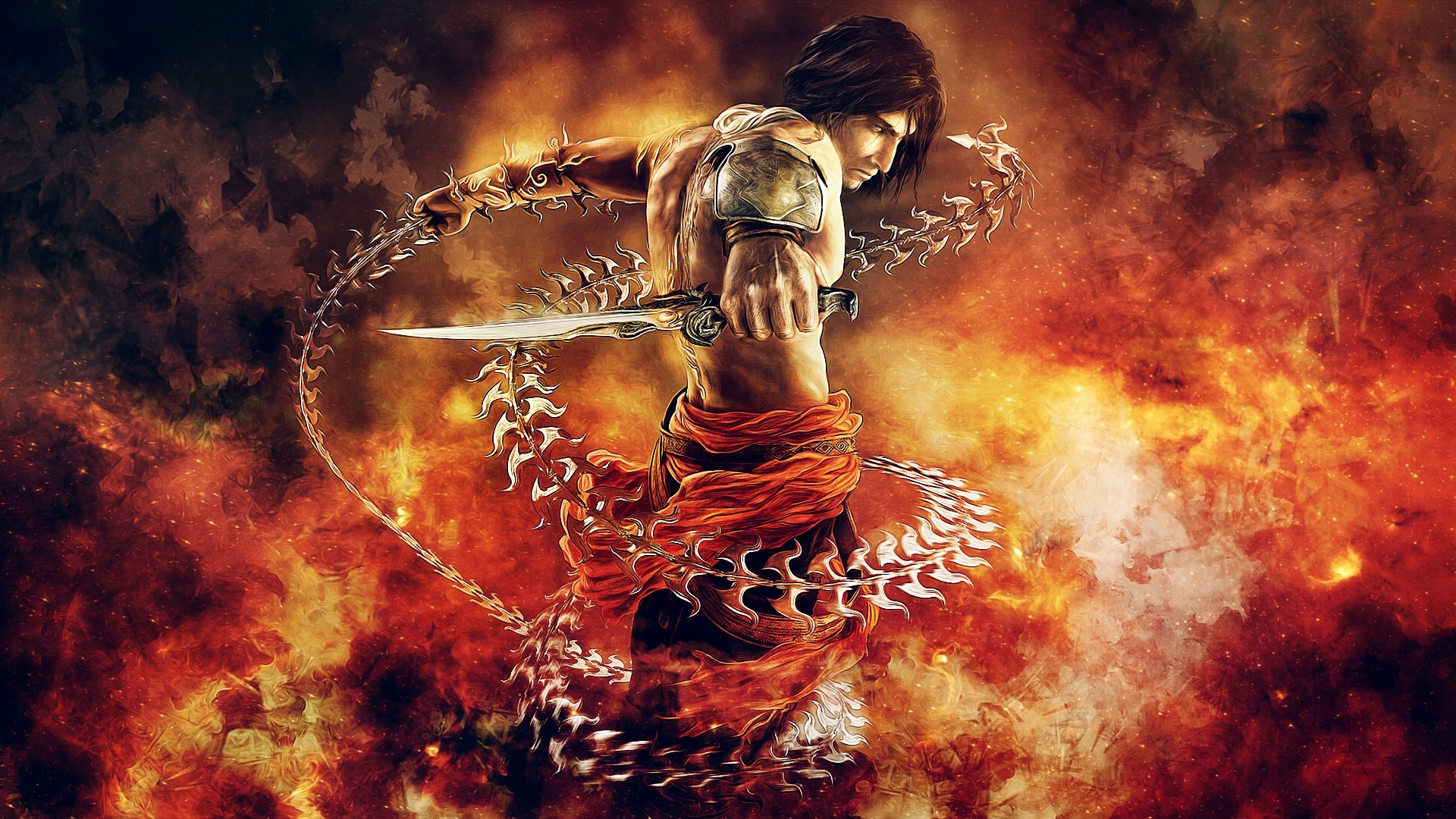 Prince of Persia: The Two Thrones, Daggertail chain weapon, Dagger of Time, Full HD Desktop wallpaper