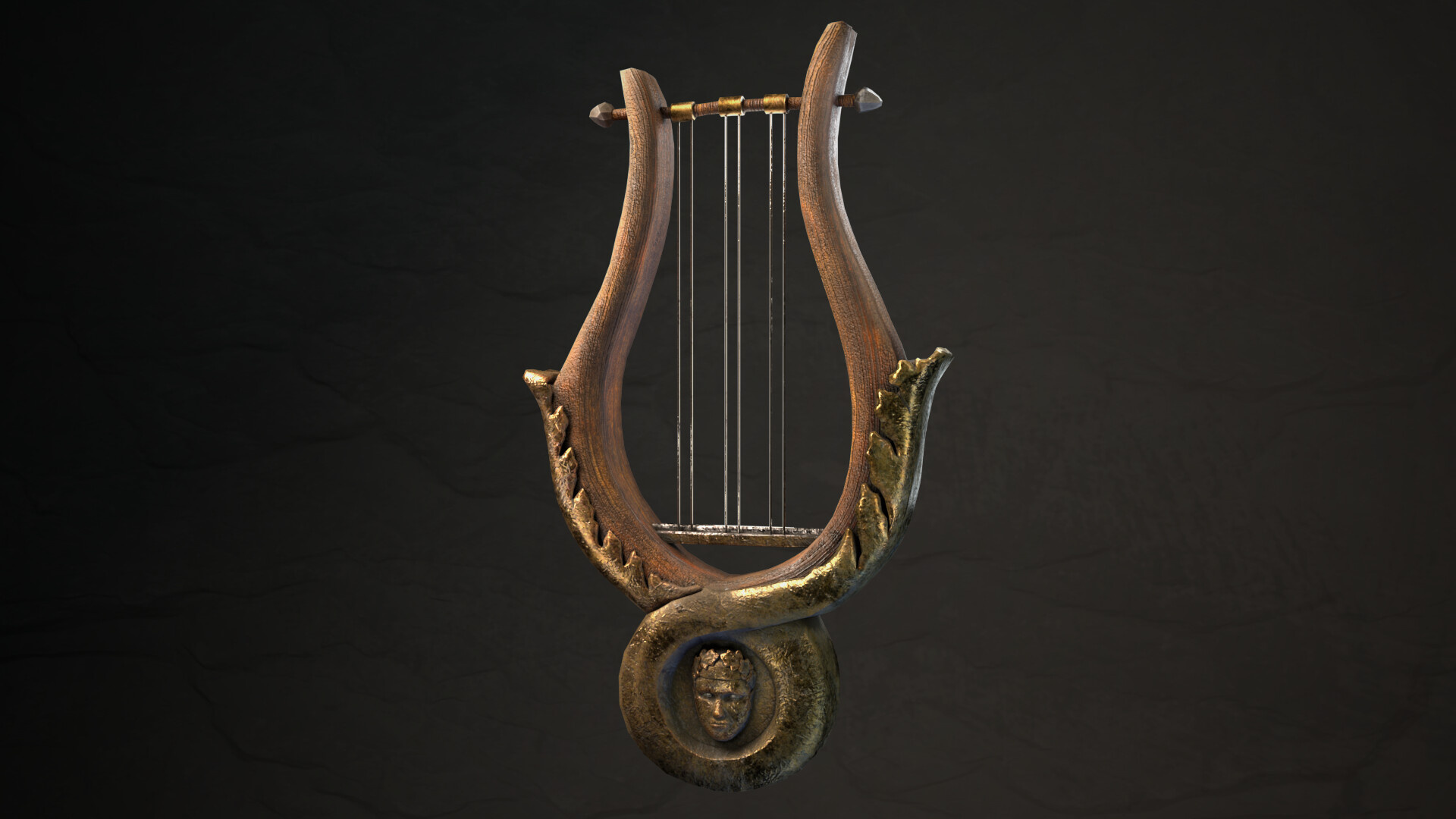 Lyre music, Ancient Greece, Artwork, 1920x1080 Full HD Desktop