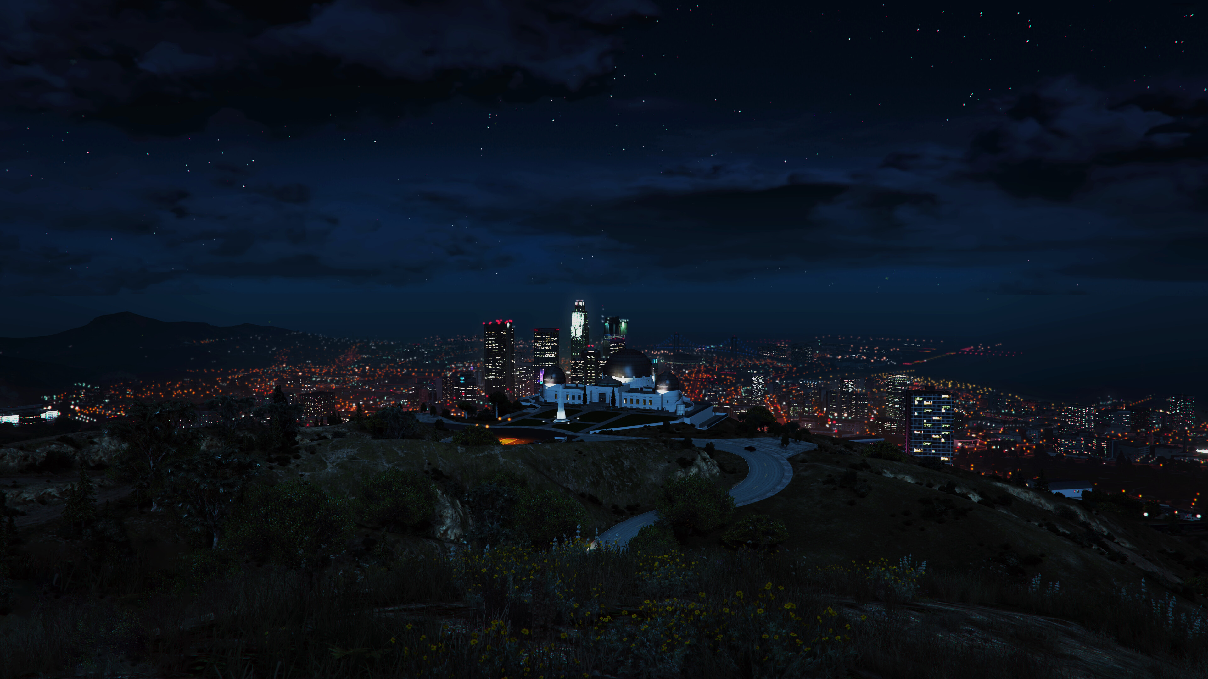 Grand Theft Auto 5, Stunning cityscape, Ultra HD gaming, Background wallpaper, 3840x2160 4K Desktop