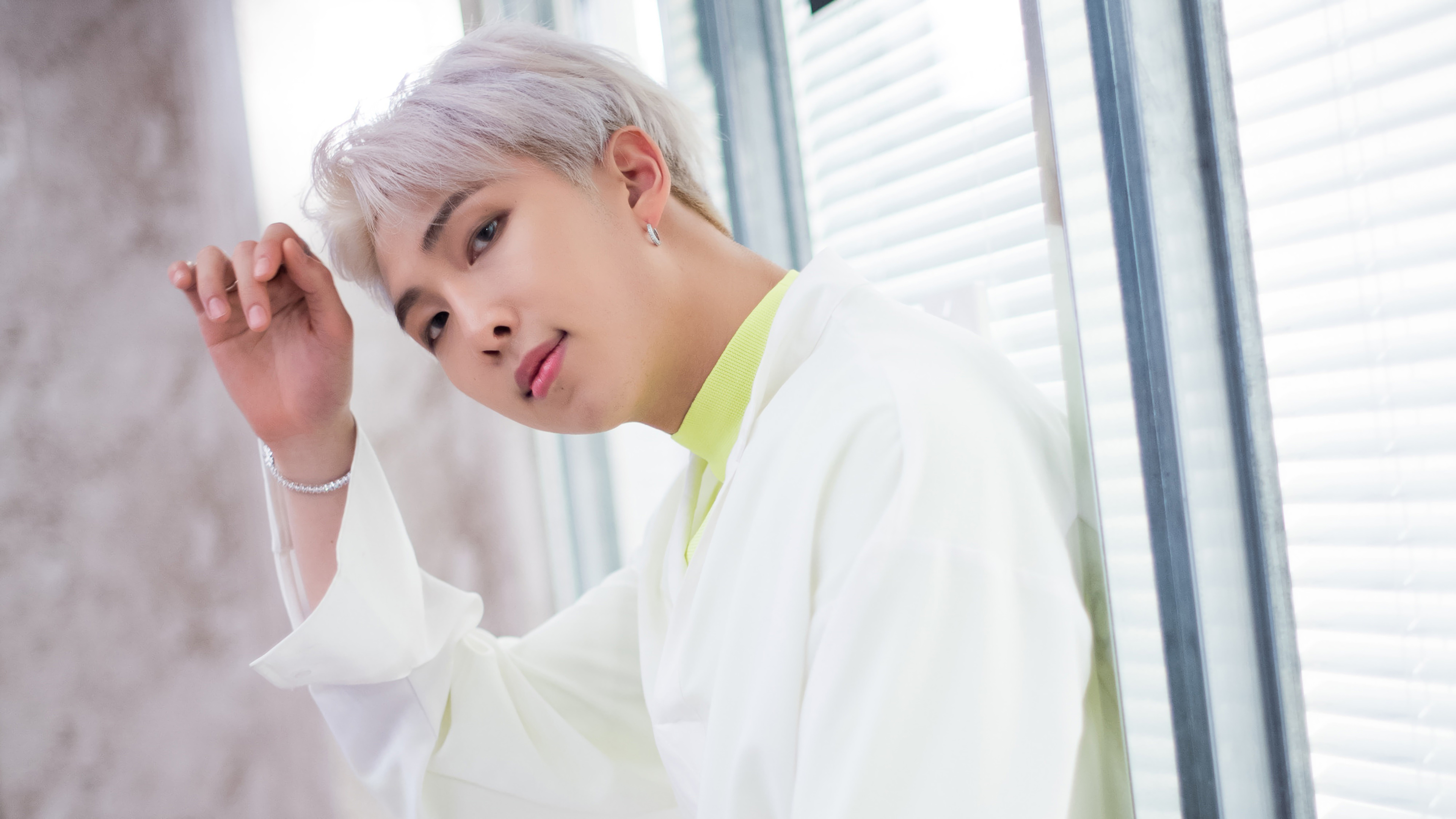 RM (BTS), Boy with Luv, 4K wallpaper, Enigmatic charm, 3840x2160 4K Desktop