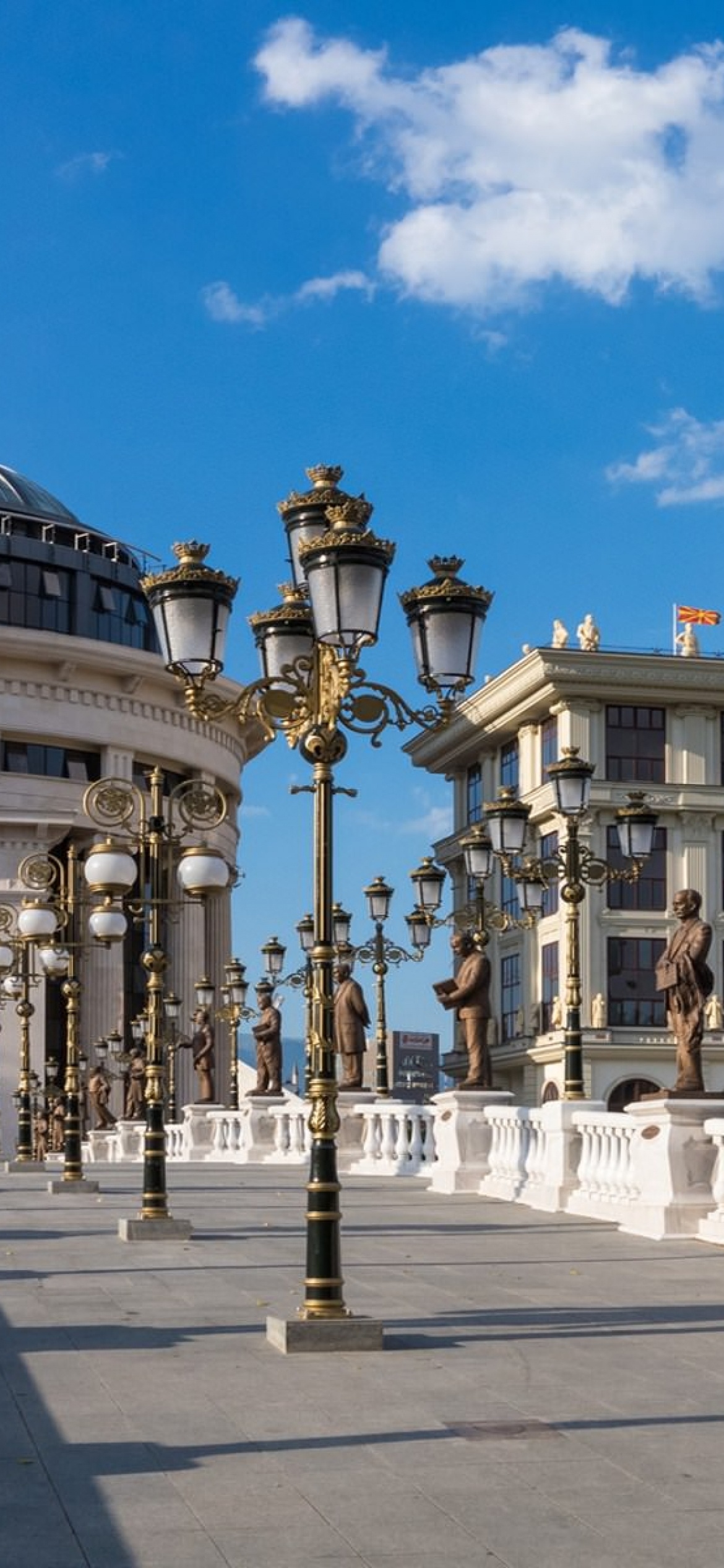 Skopje travels, Macedonia 4k wallpaper, 1170x2540 HD Phone