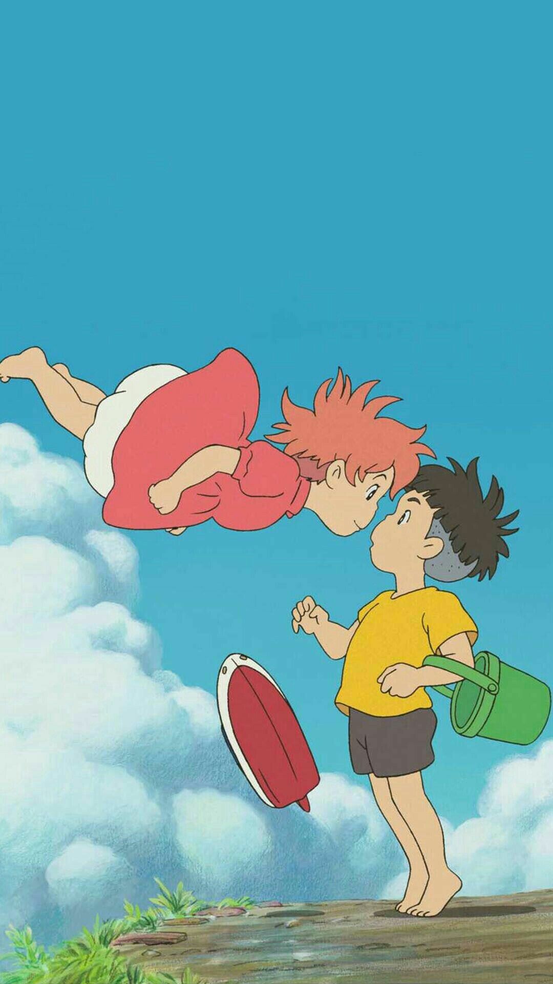 Ponyo, Backgrounds, 51, Animation, 1080x1920 Full HD Phone