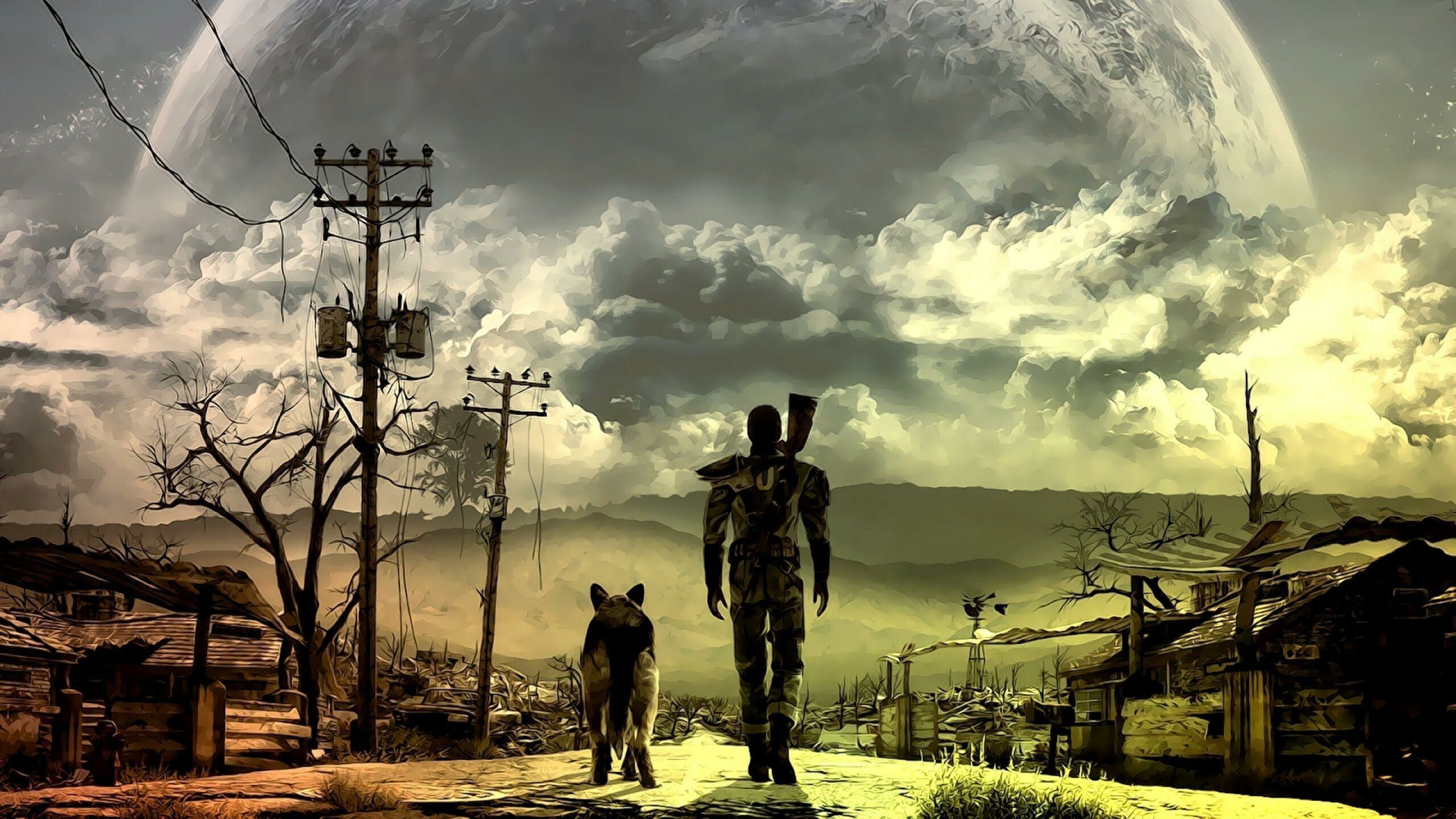 Sole Survivor, Fallout Wallpaper, 2560x1440 HD Desktop