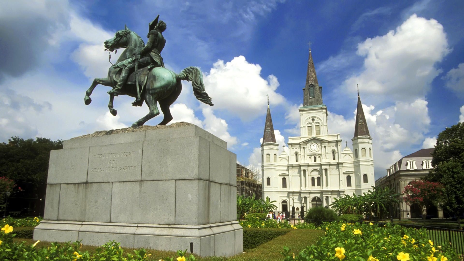 Louisiana Travel, Jackson Square, Wallpaper, Images, 1920x1080 Full HD Desktop