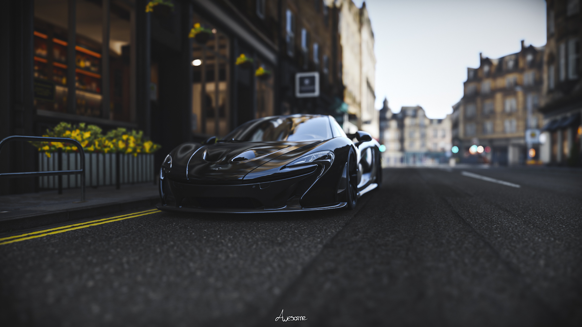 Mclaren P1, Hypercar showcase, Forza Horizon 4 feature, Neonvacacola video game, 1920x1080 Full HD Desktop