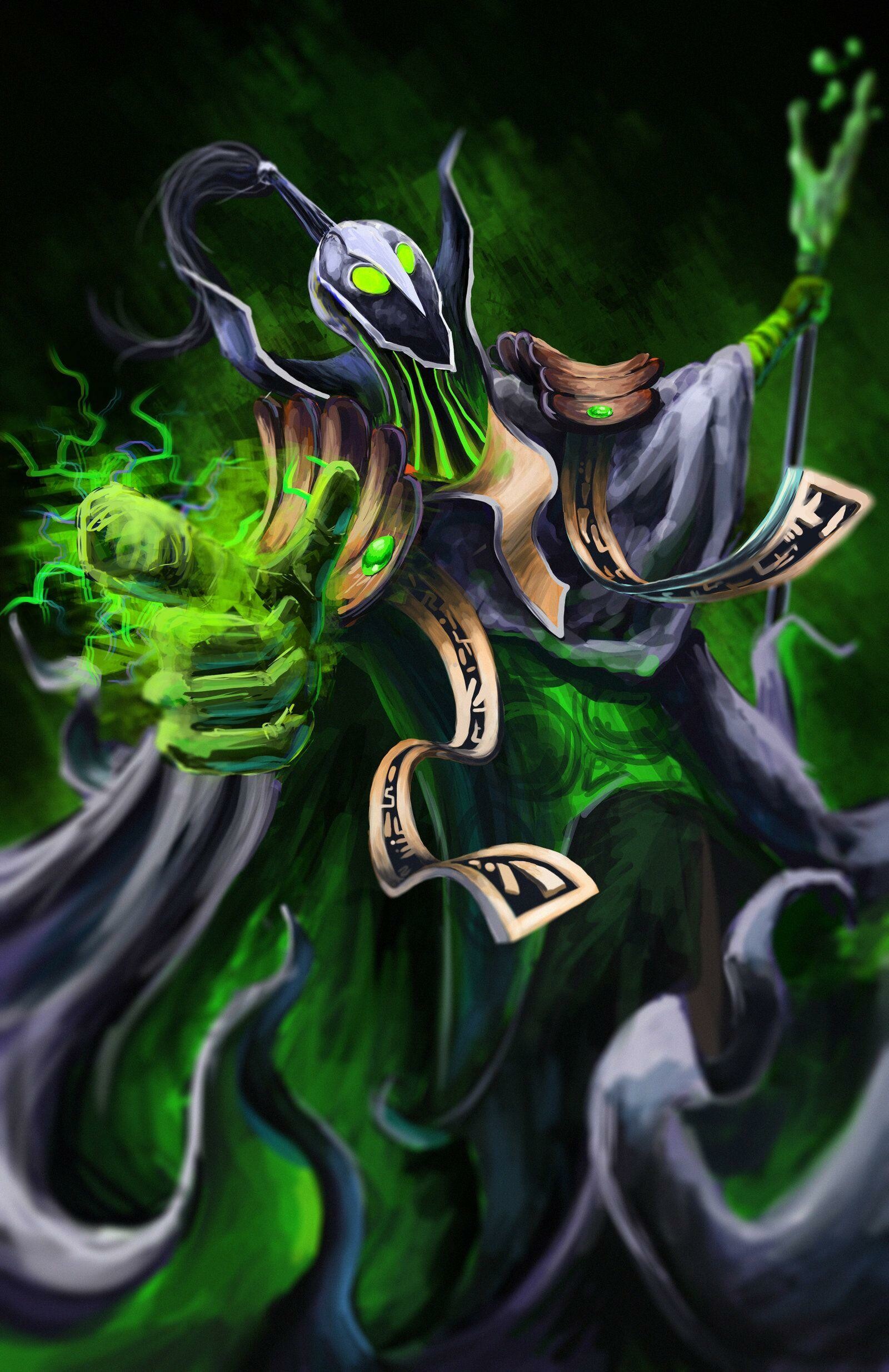 Rubick, Dota 2 Wallpaper, 1600x2470 HD Phone