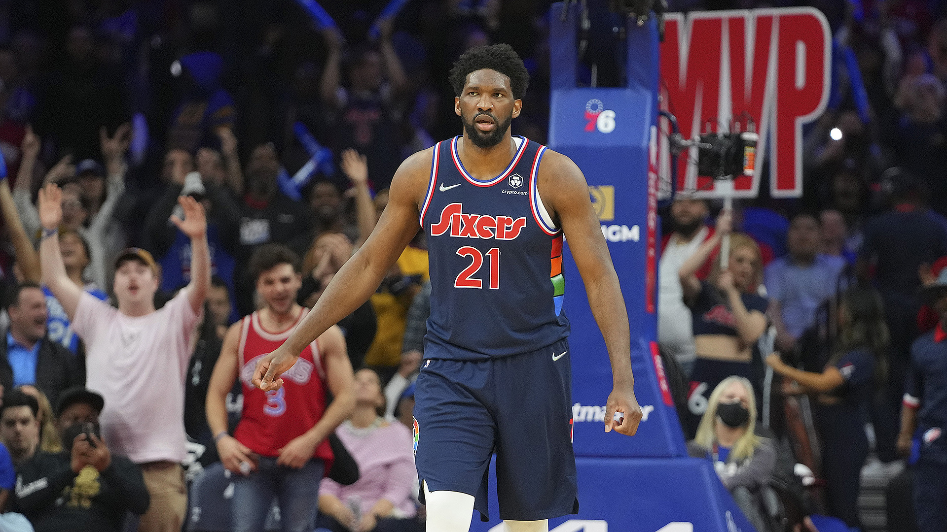 Joel Embiid, My time to win, Kia NBA MVP, 1920x1080 Full HD Desktop