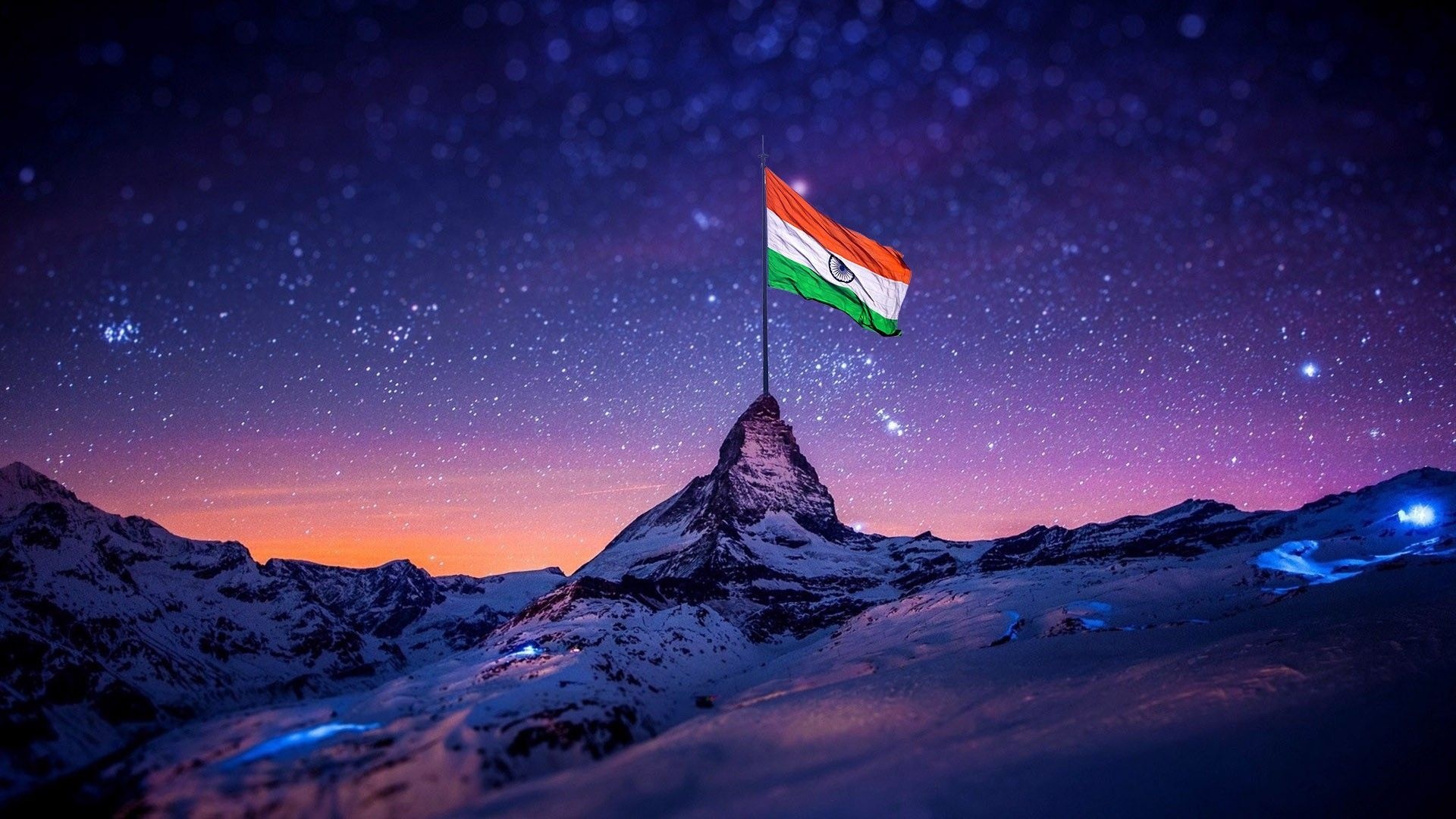 Mountain, Flag of India Wallpaper, 1920x1080 Full HD Desktop