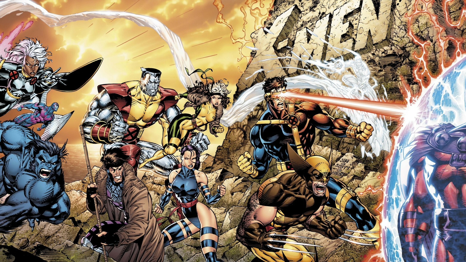 Marvel Heroes, X-Men comics, Widescreen wallpapers, Superhero team, 1920x1080 Full HD Desktop