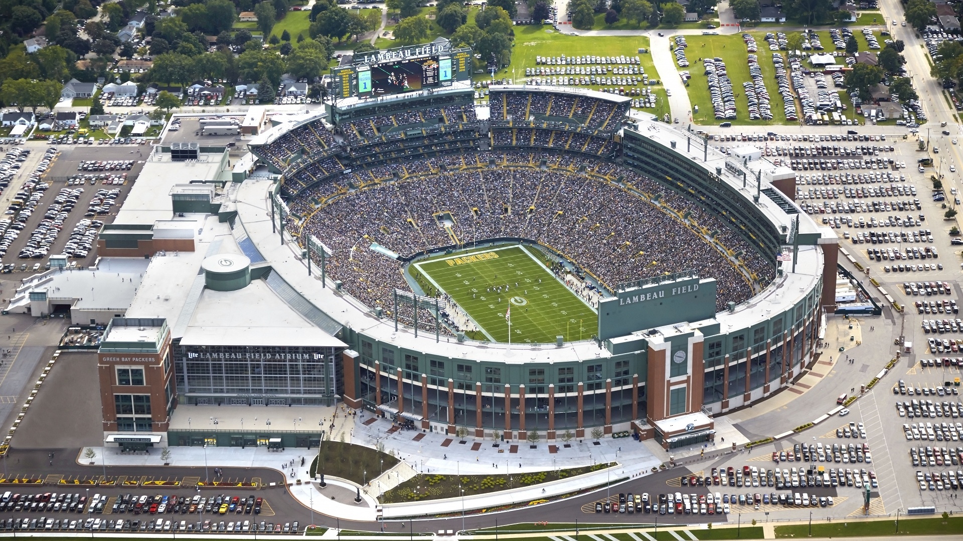 Green Bay, Lambeau Field, Packers stadium, 1920x1080 Full HD Desktop