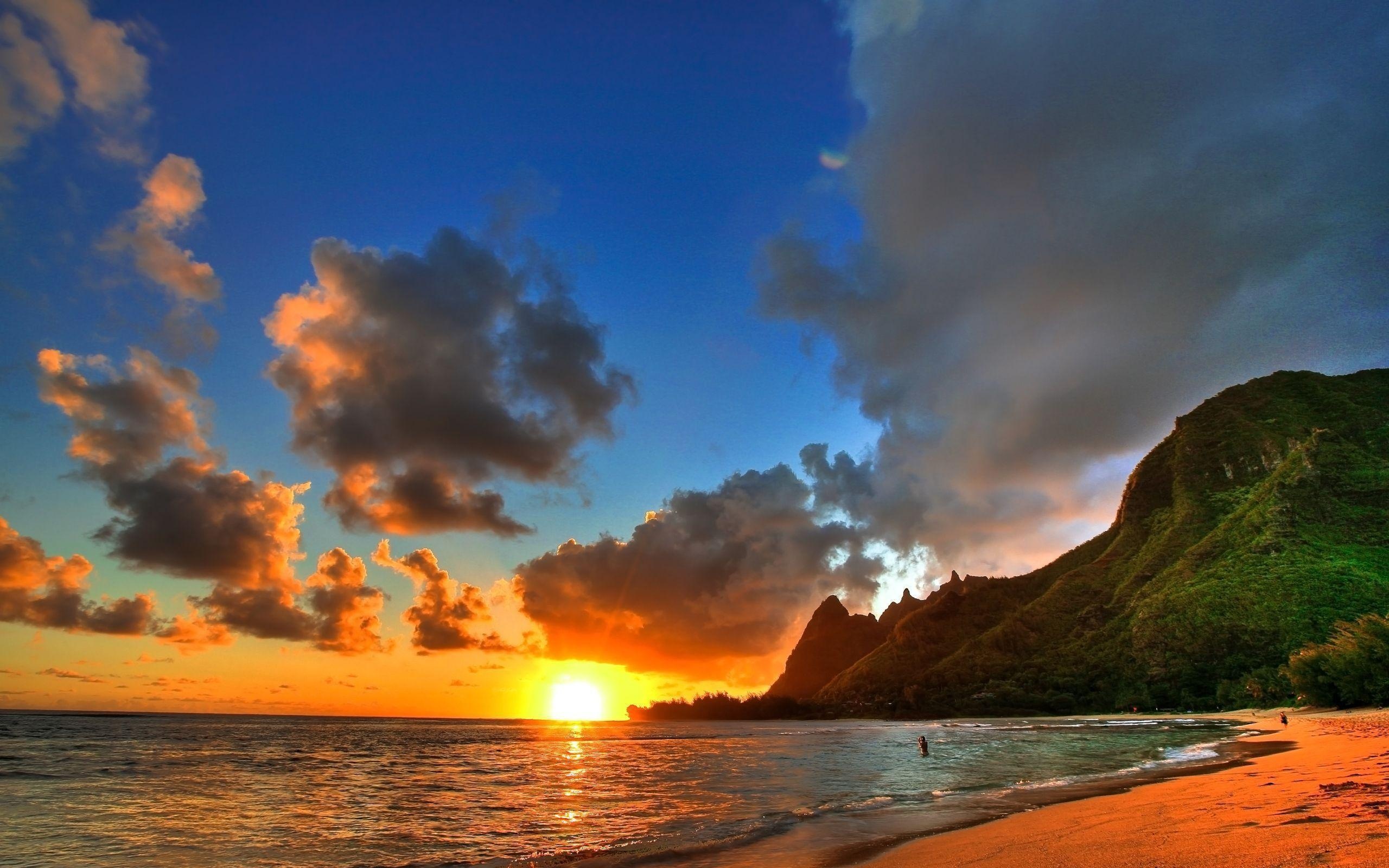 Kauai, Hawaiian Sunset Wallpaper, 2560x1600 HD Desktop