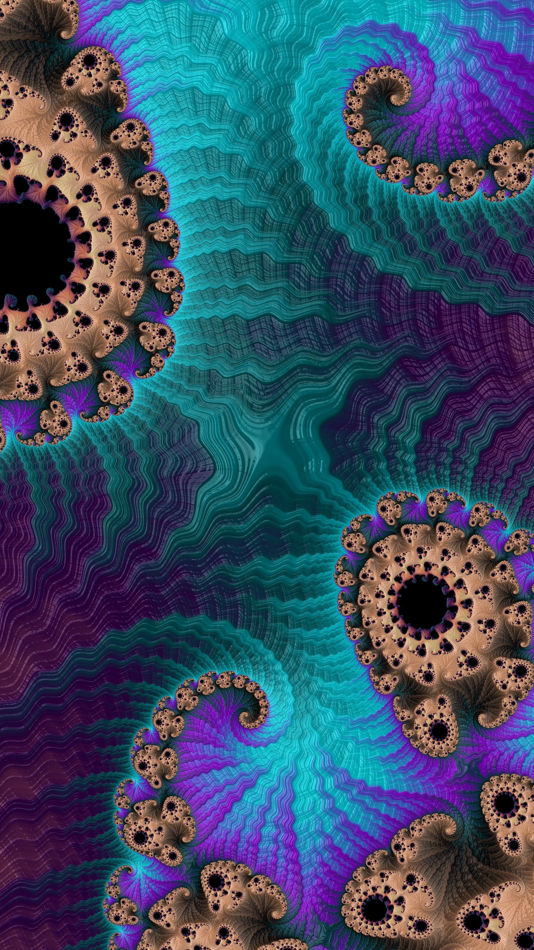 Summer vibes, Fractal Wallpaper, 2160x3840 4K Phone