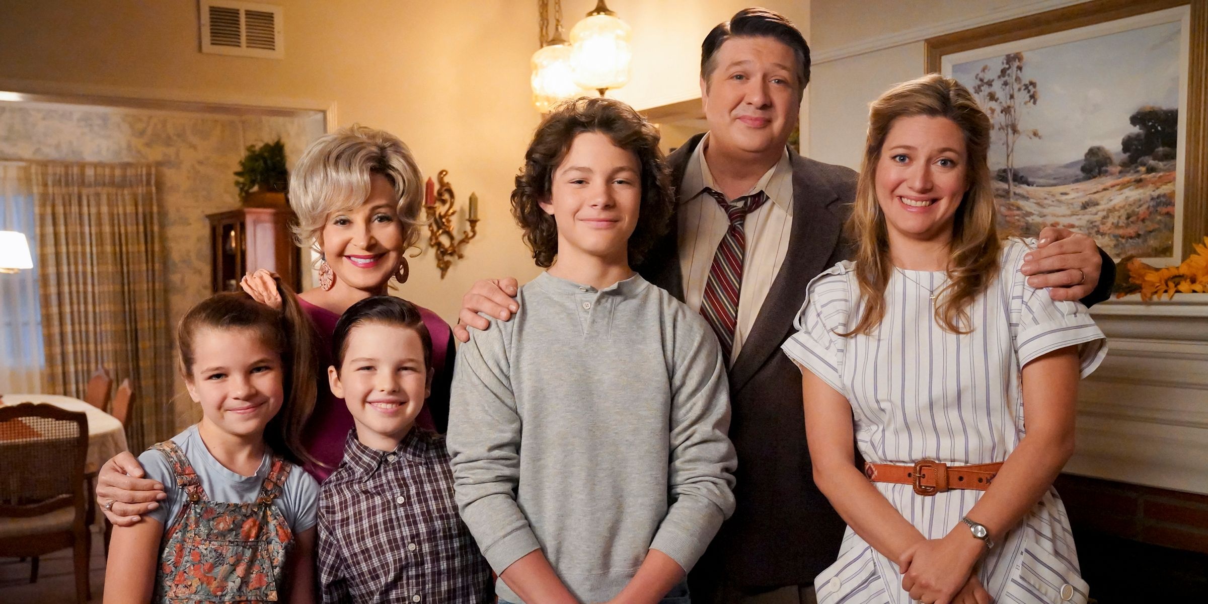 Young Sheldon, Complete cast guide, Every season, 2400x1200 Dual Screen Desktop