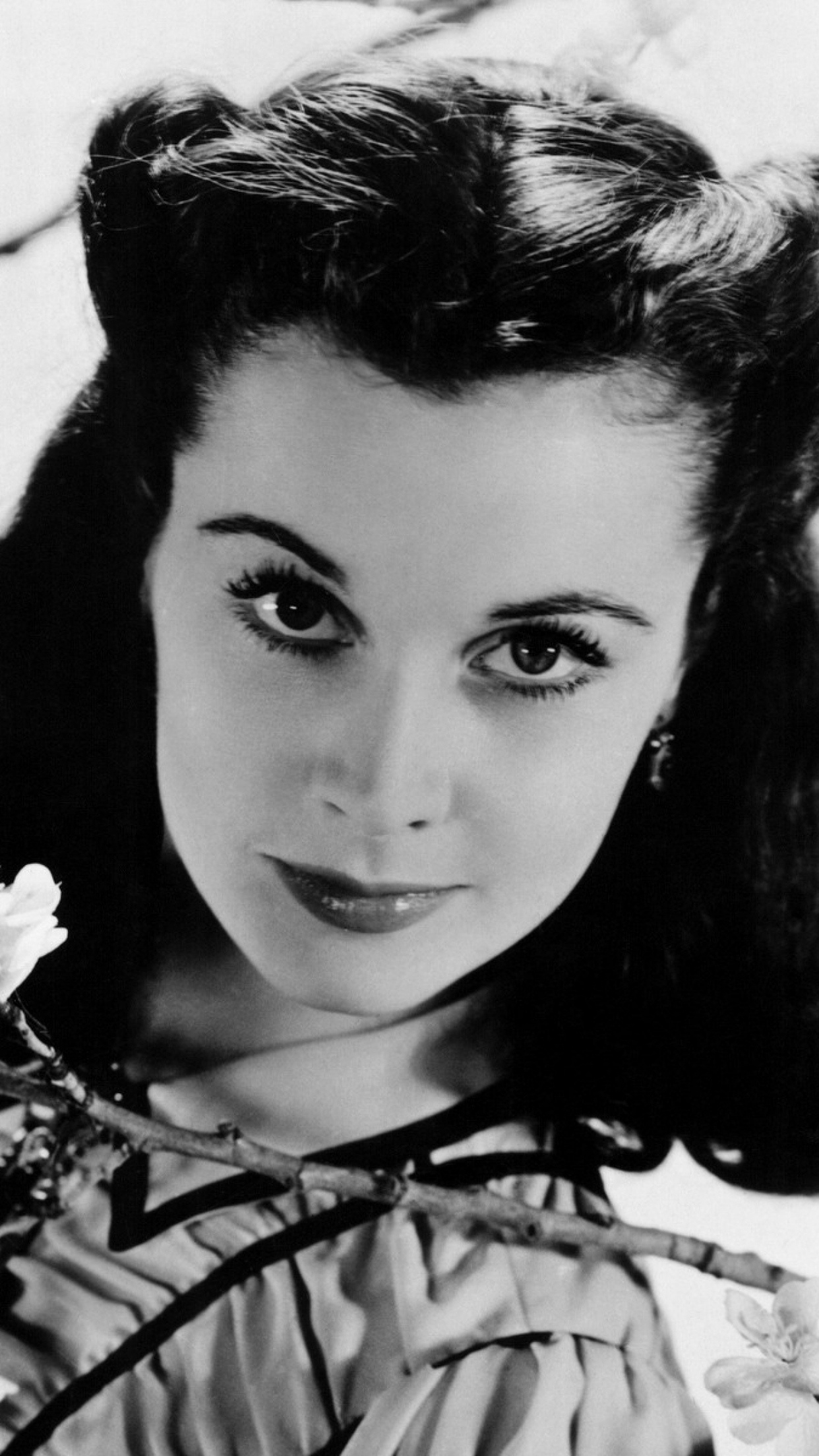 Vivien Leigh, Screen beauty, Gone with the Wind, Scarlett O'Hara, 1250x2210 HD Phone