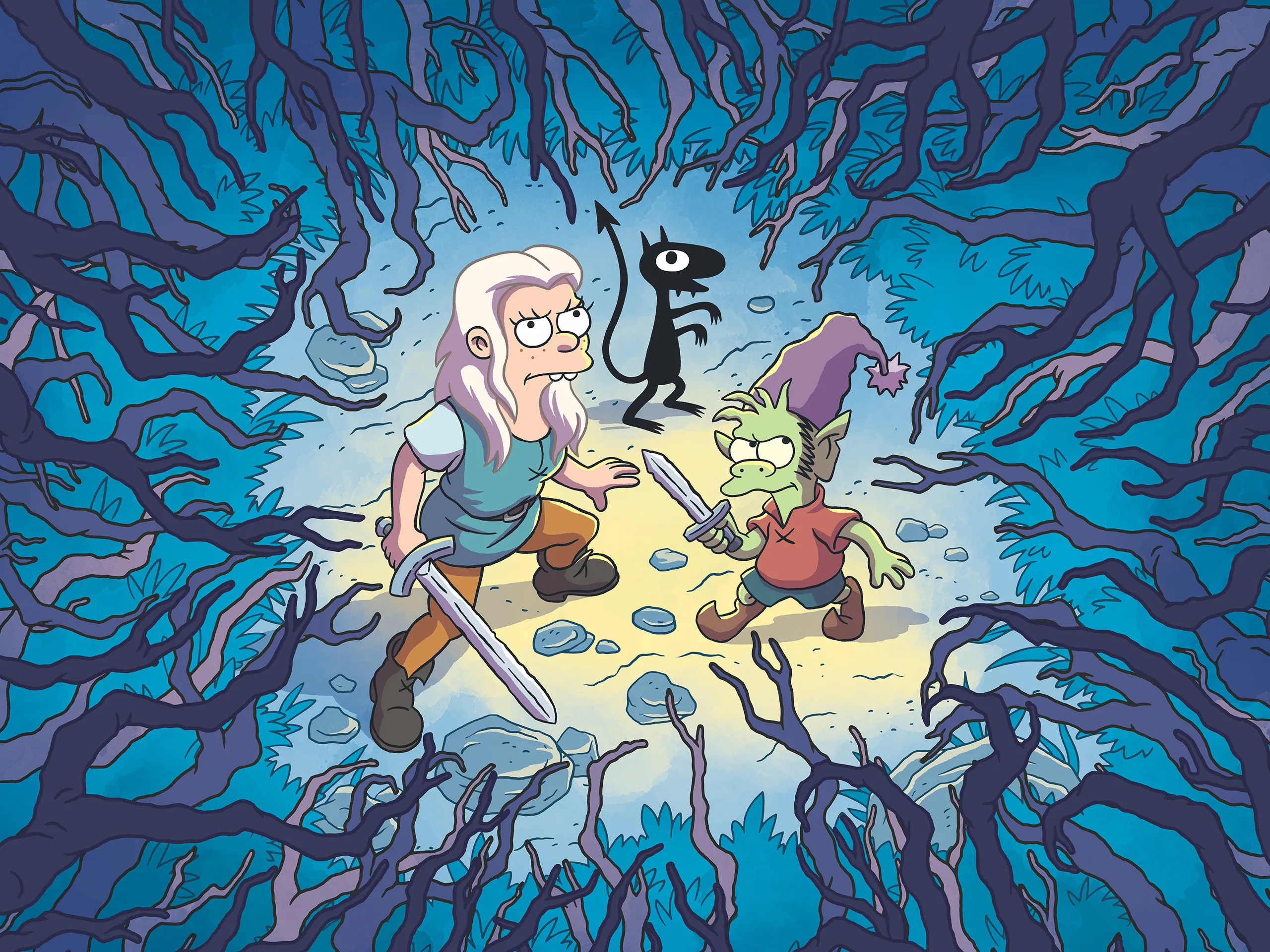 Disenchantment, Matt Groening, Medieval slapstick, The New Yorker, 2560x1920 HD Desktop