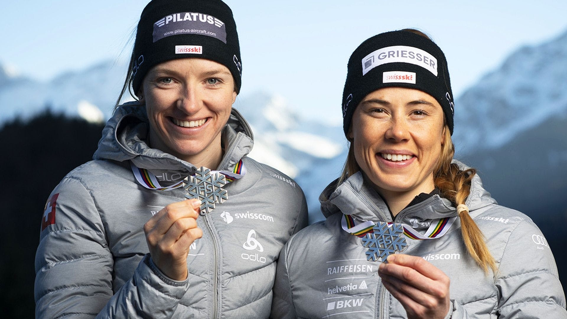 Nadine Fahndrich, WM silver, Van der Graaff, Skiing success story, 1920x1080 Full HD Desktop