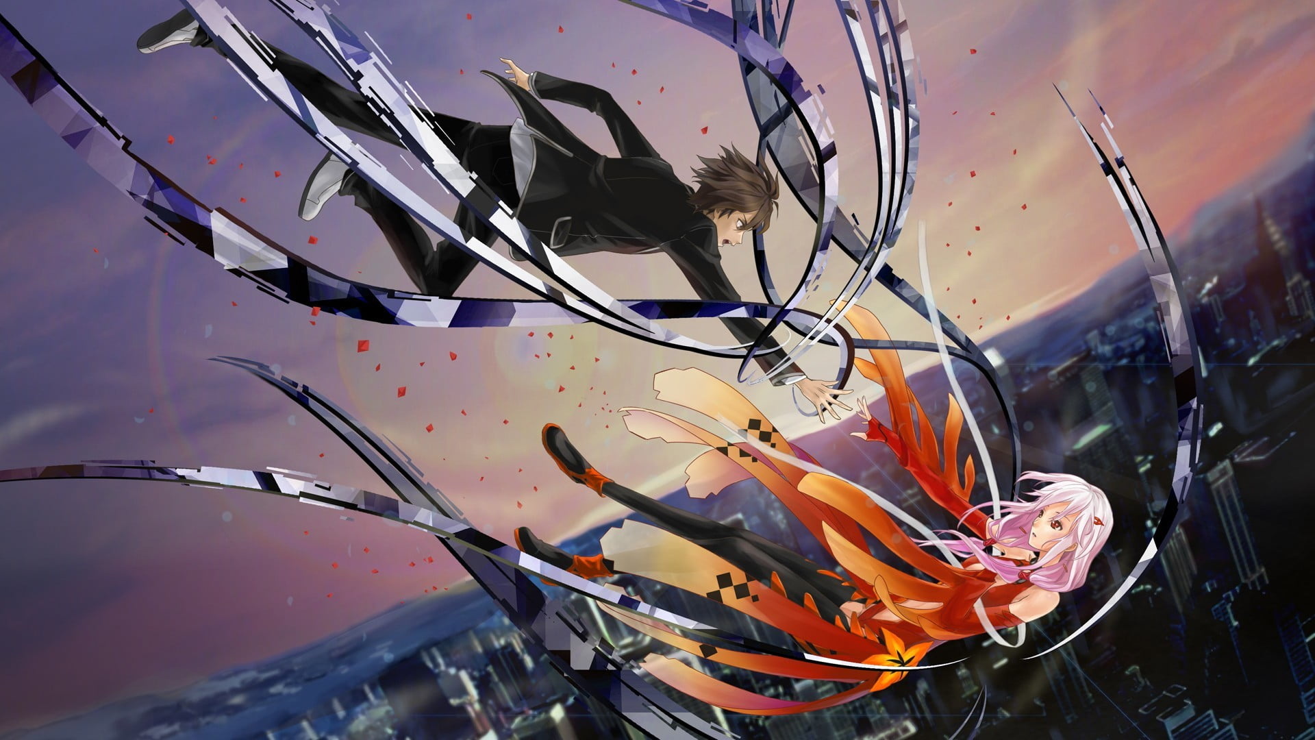 Guilty Crown, Pink haired anime character, Yuzuriha Inori, HD wallpaper, 1920x1080 Full HD Desktop