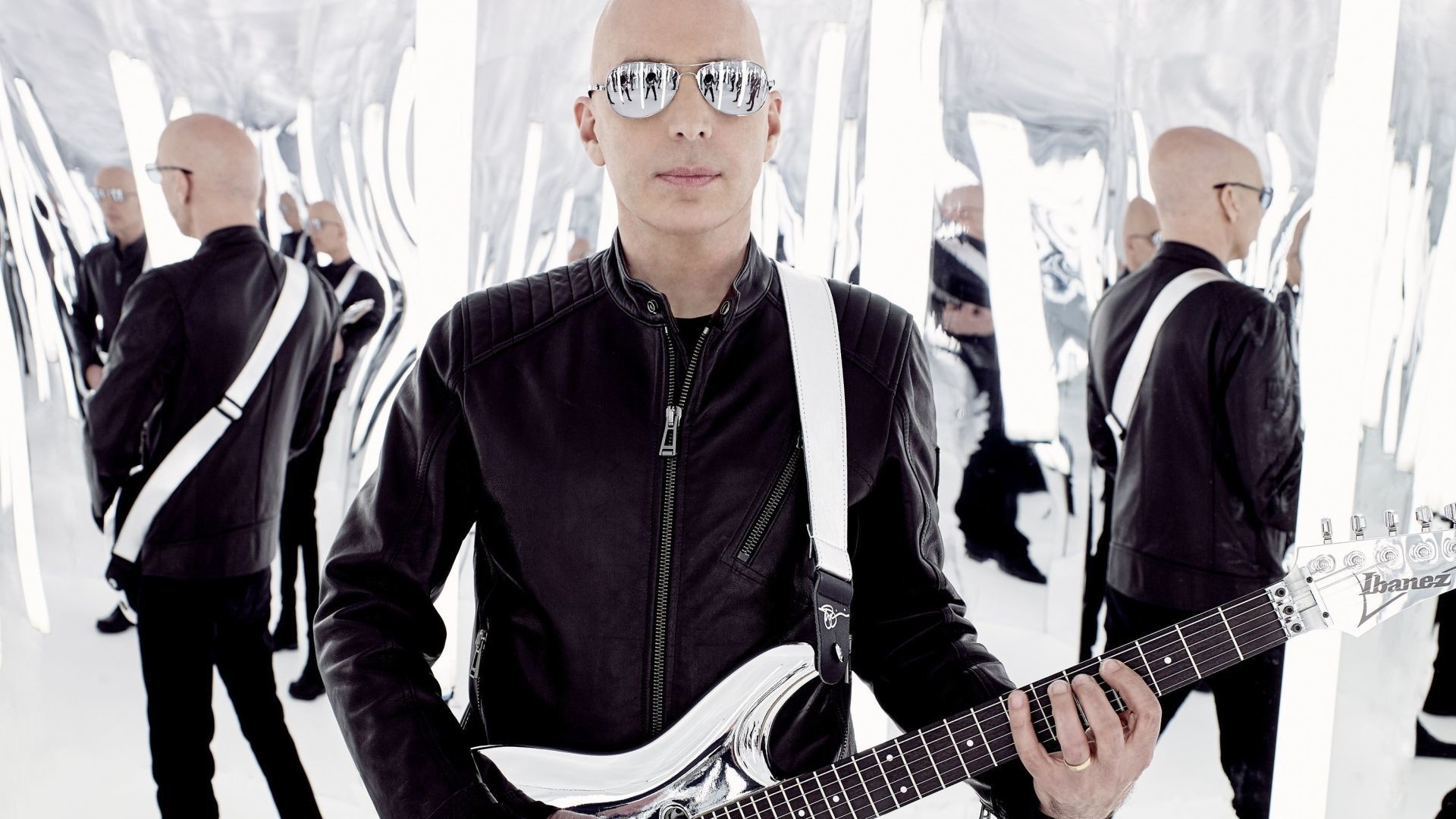 Joe Satriani, Posted by Christopher Simpson, 1920x1080 Full HD Desktop