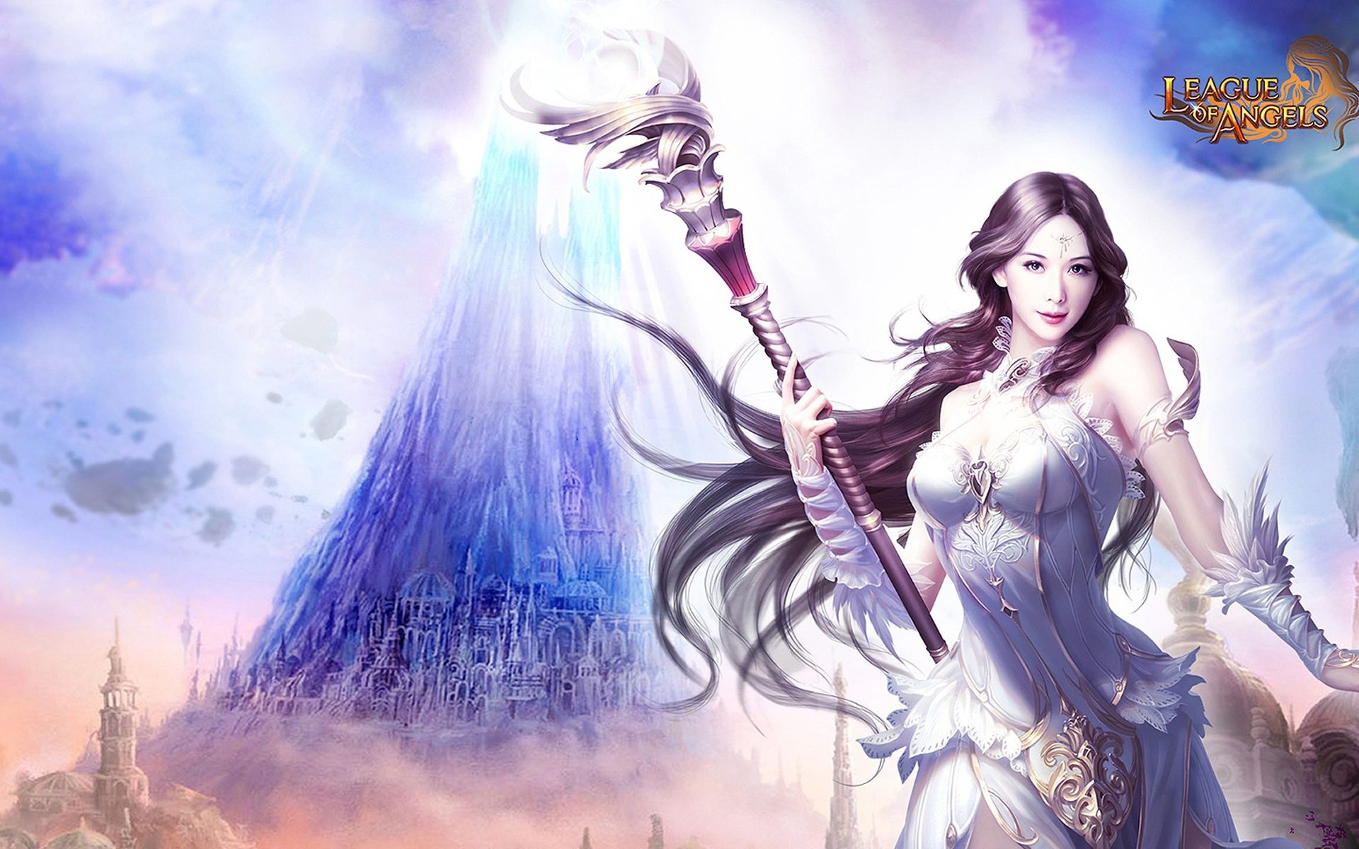 League of Angels, fan-made wallpapers, angelic realm, divine warriors, 1920x1200 HD Desktop