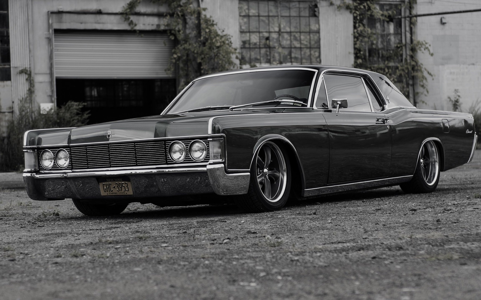 Lincoln Continental, Classic American cars, Retro design, Monochrome elegance, 1920x1200 HD Desktop