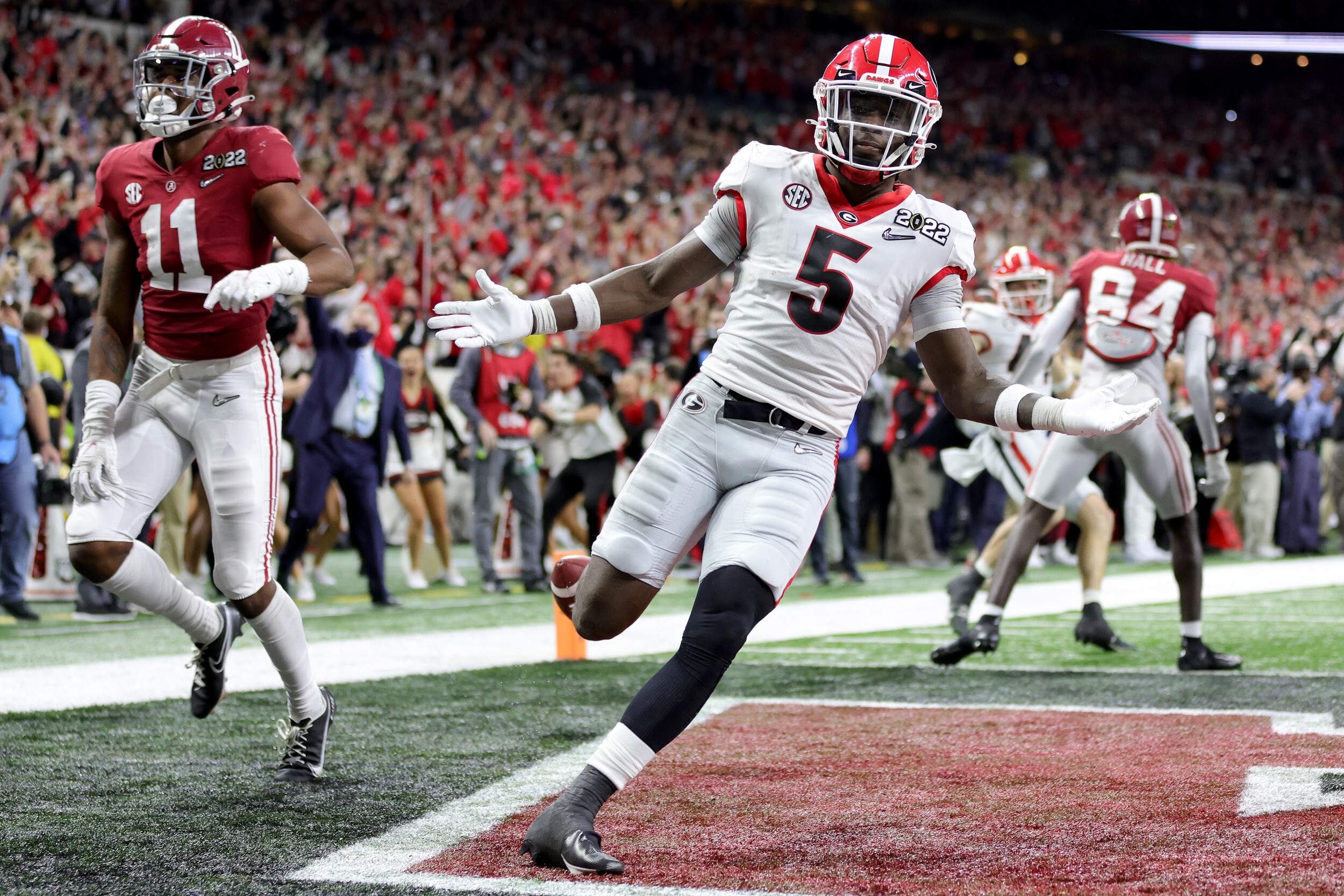 Georgia Bulldogs, National championship victory, College football, Historic win, 2500x1670 HD Desktop