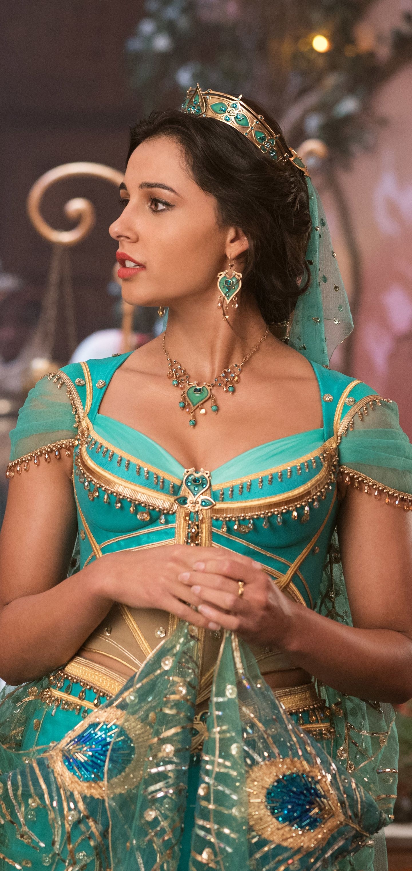 Naomi Scott, Movies, Aladdin, Celebrities, 1440x3040 HD Phone