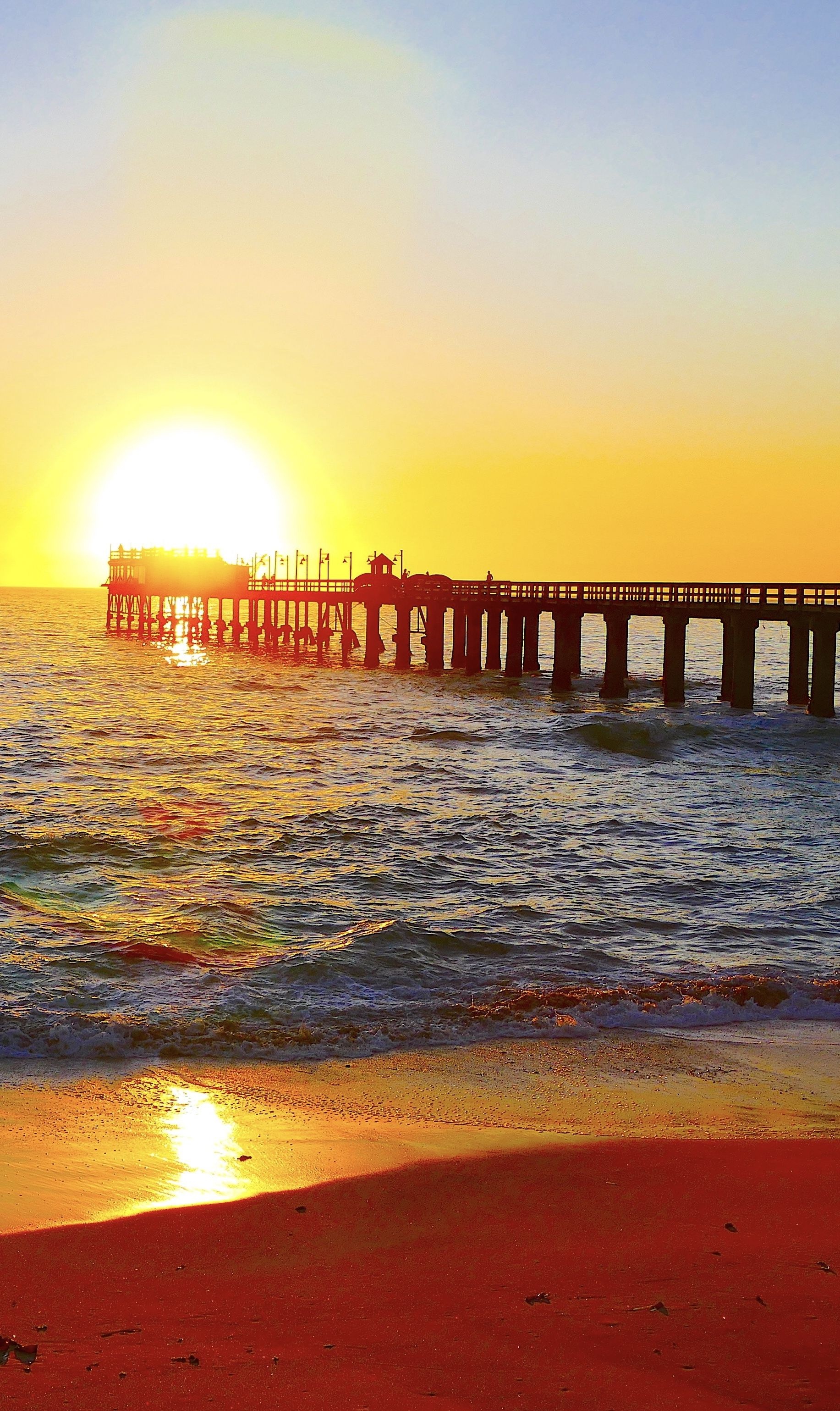 Huntington Beach, Swakopmund sunset, Namibia, Photography, 1840x3080 HD Phone