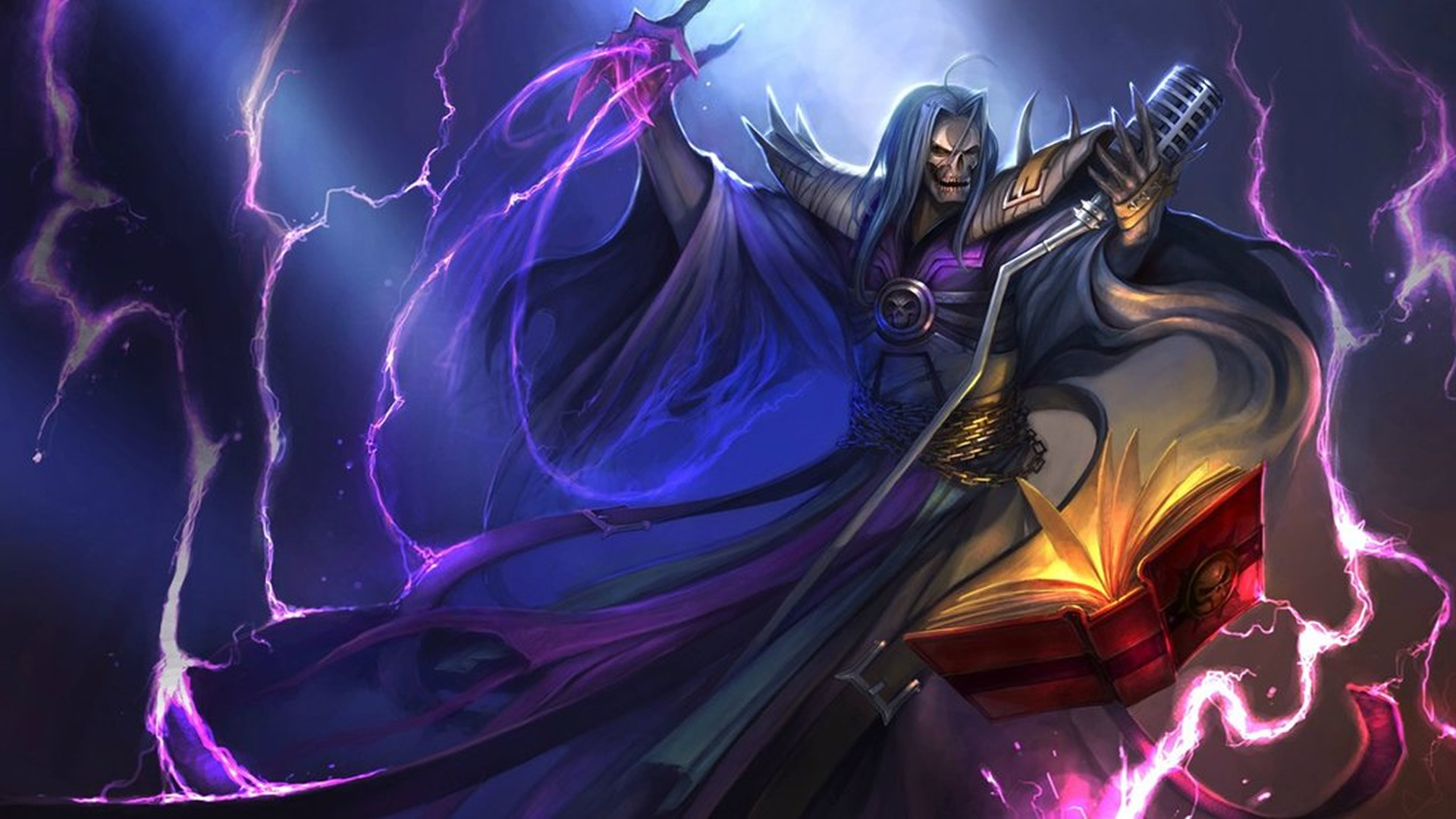 Karthus, League of Legends, Leaguesplash wallpapers, 1920x1080 Full HD Desktop