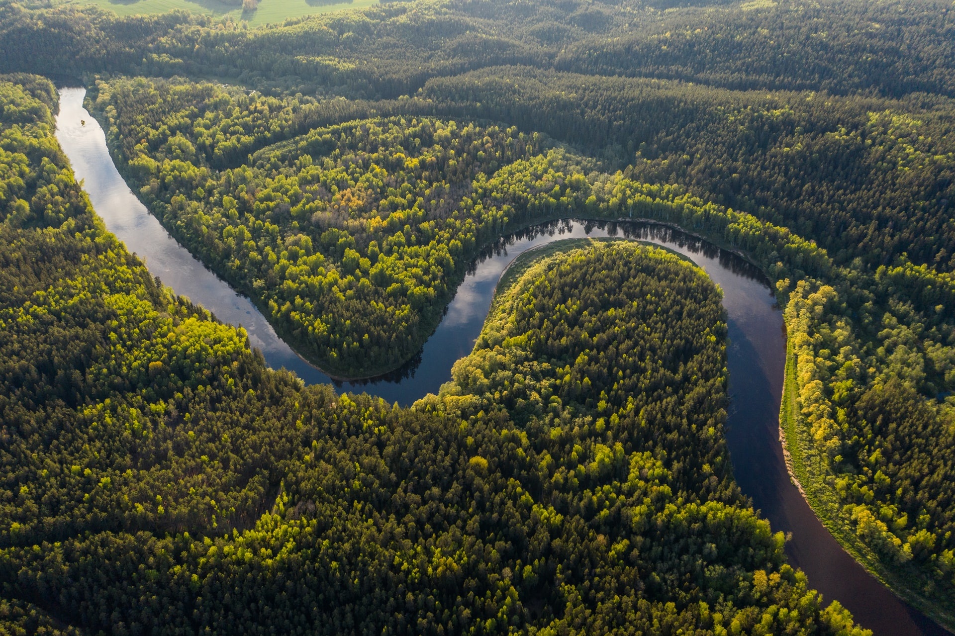 Aerial view, The Amazon River Wallpaper, 1920x1280 HD Desktop