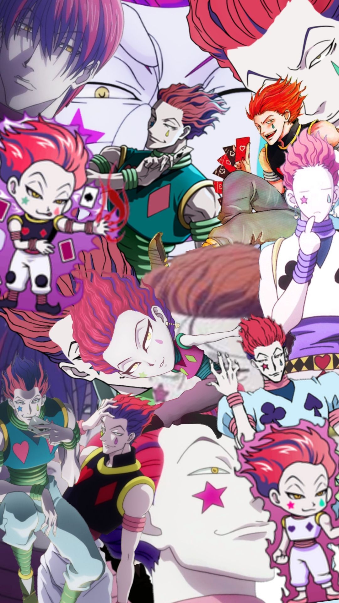 Hunter x Hunter anime, Hisoka aesthetic, 1080x1920 Full HD Phone