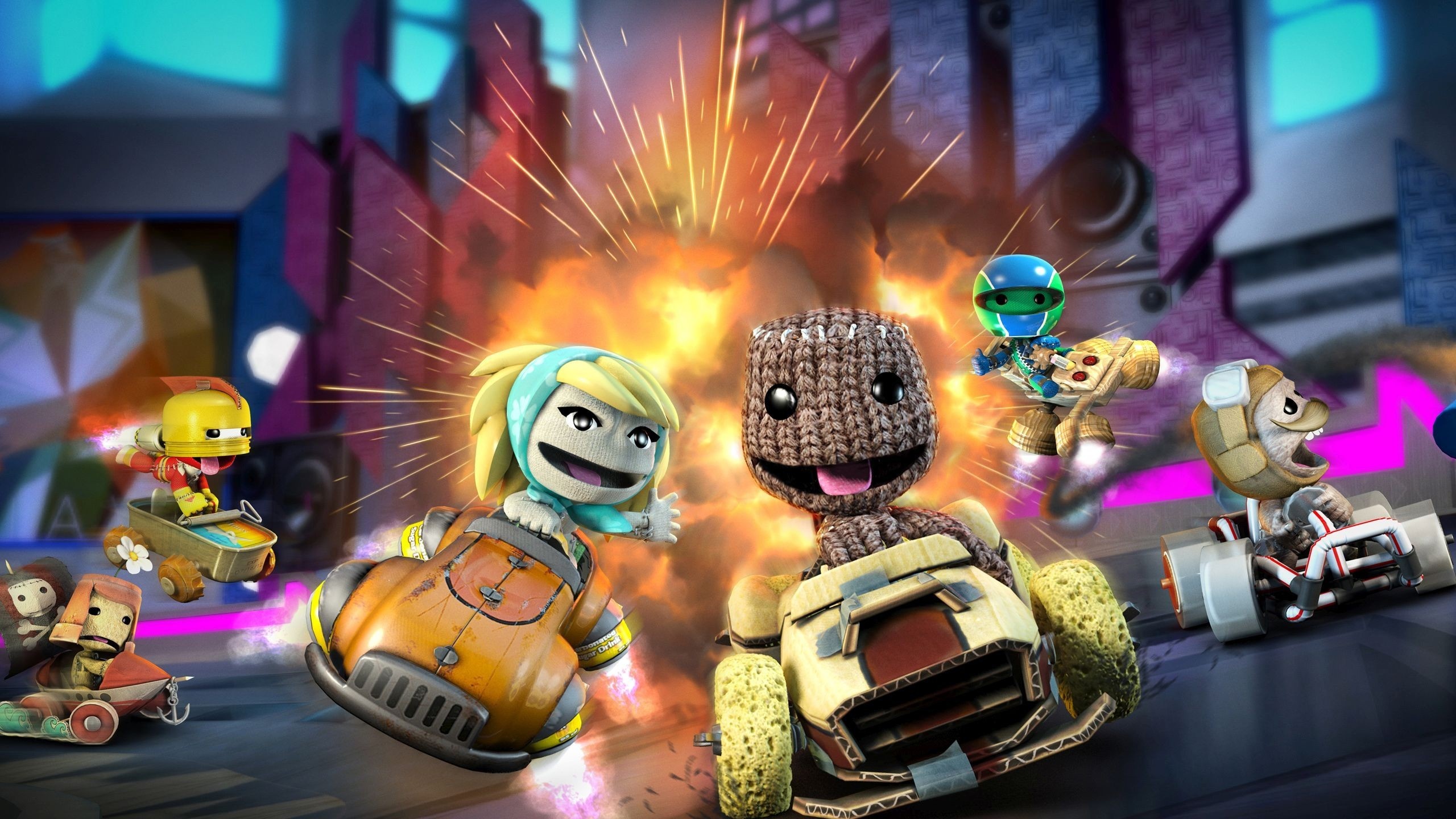 LBP Game, Little Big Planet wallpapers, Variety of designs, 2560x1440 HD Desktop