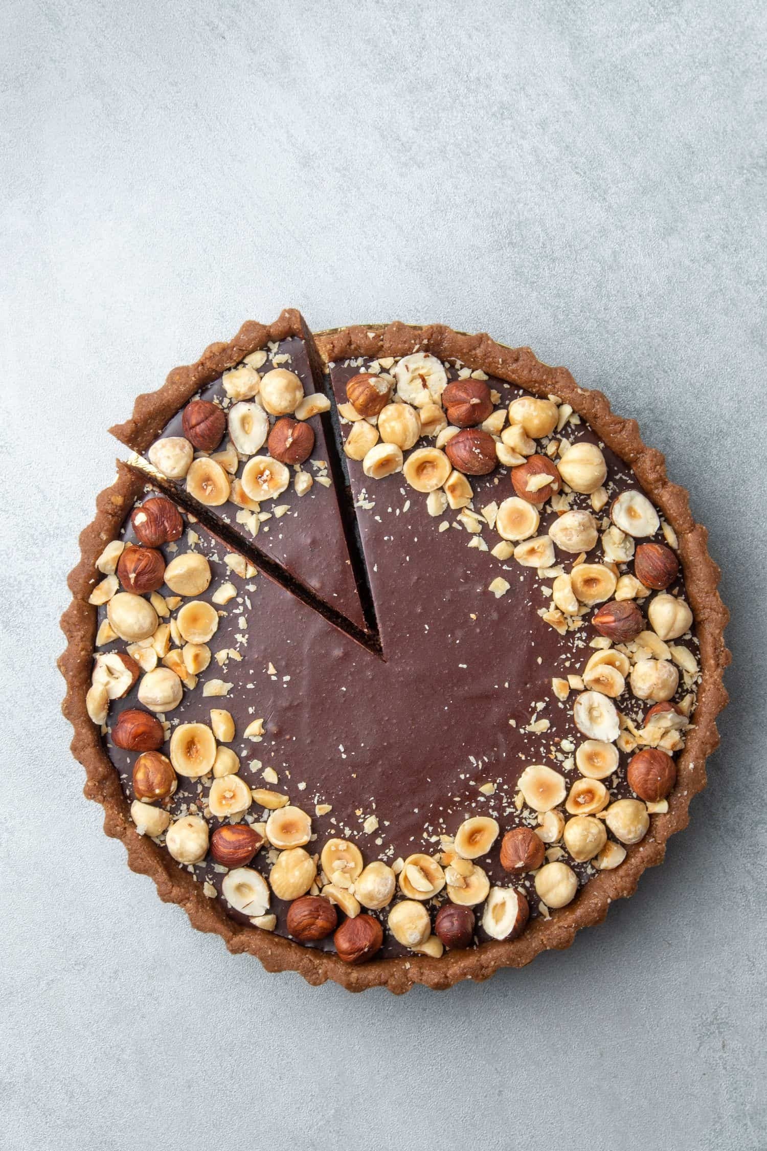 Ultimate chocolate hazelnut tart, Spatula Desserts creation, Rich and nutty, Irresistibly chocolatey, 1500x2250 HD Phone