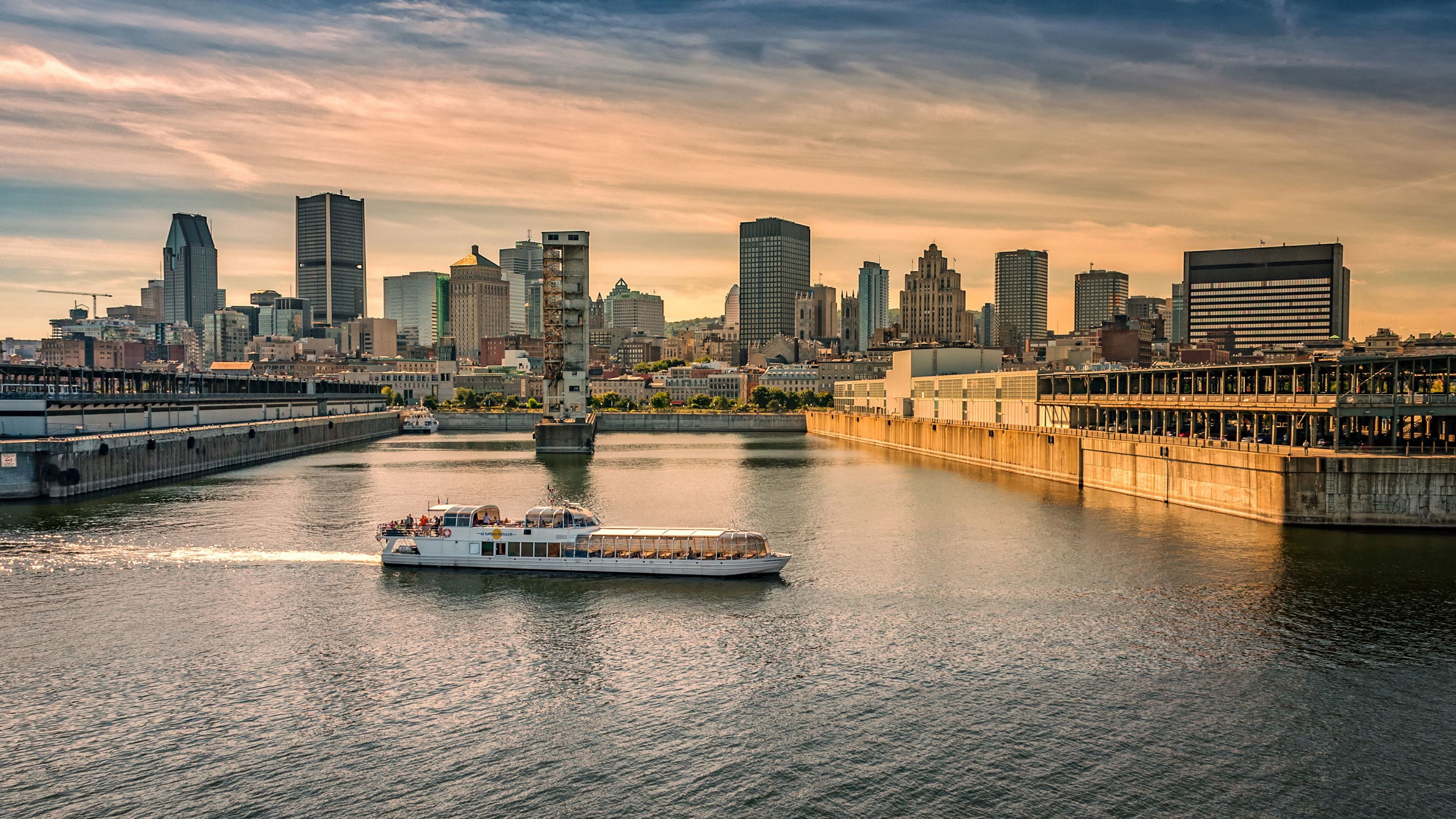 St. Lawrence River, Montreal pass, Public transportation, Attractions, 3840x2160 4K Desktop