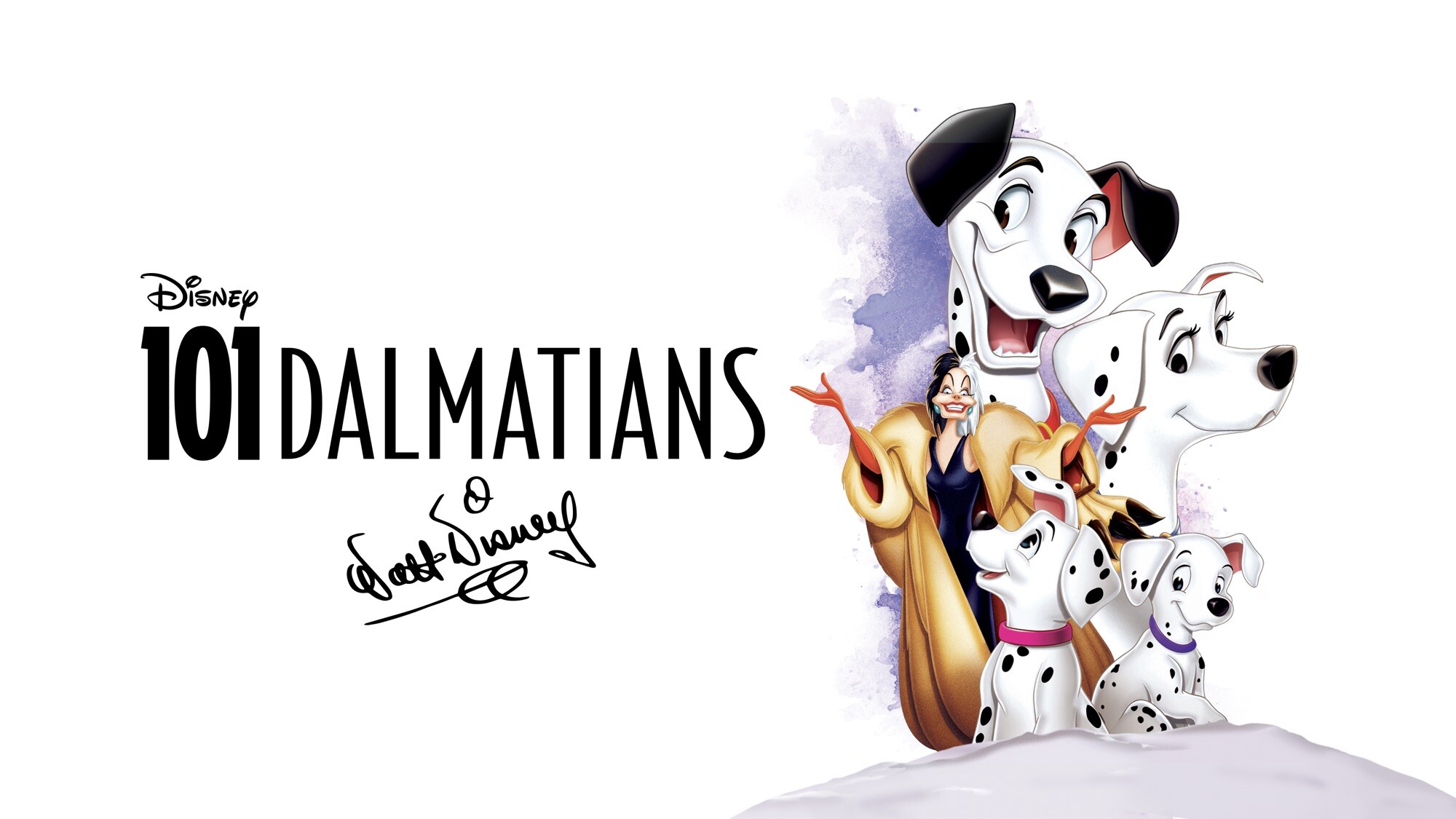 Walt Disney Signature, One Hundred and One Dalmatians Wallpaper, 2000x1130 HD Desktop