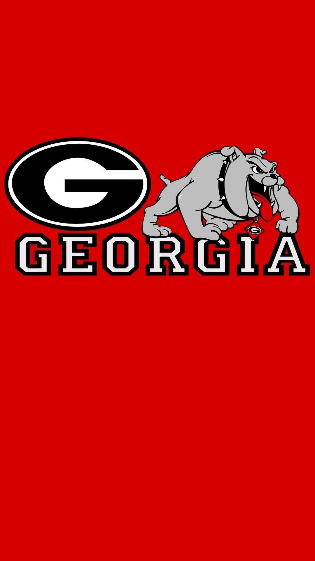 Georgia Bulldogs, Sports team, Bulldog mascot, College athletics, 1080x1920 Full HD Phone