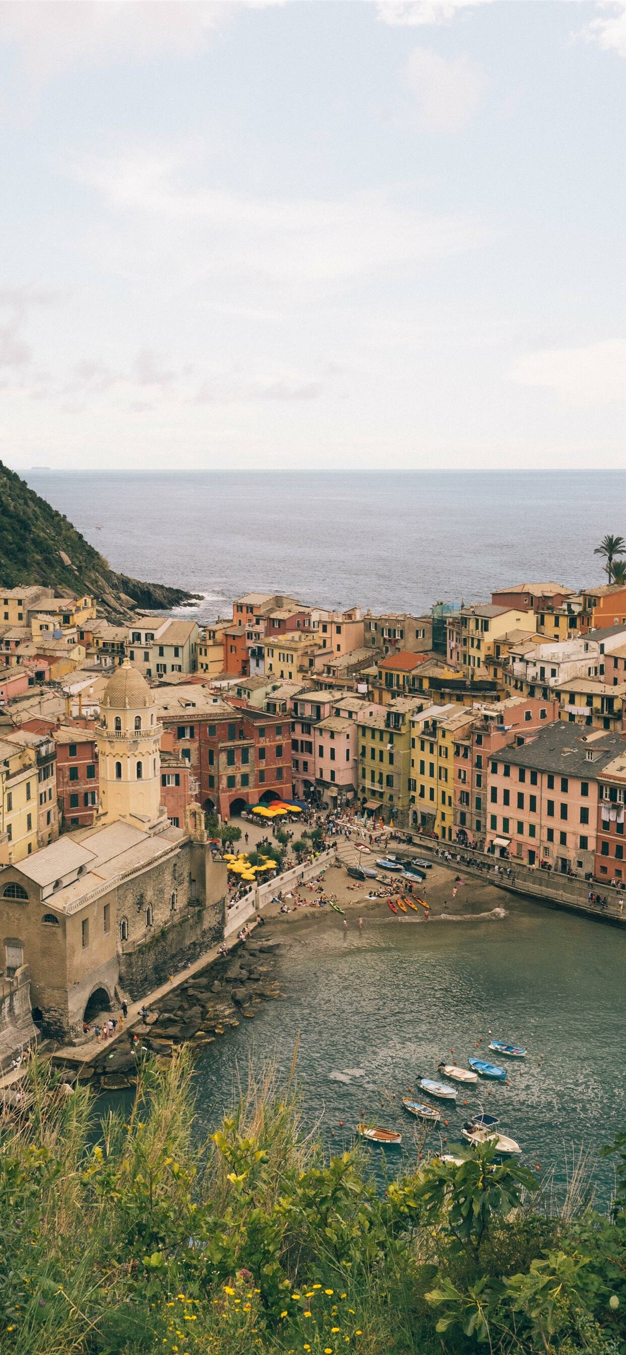 Vernazza's beauty, Cinque Terre gem, Coastal charm, Breathtaking scenery, 1250x2690 HD Phone