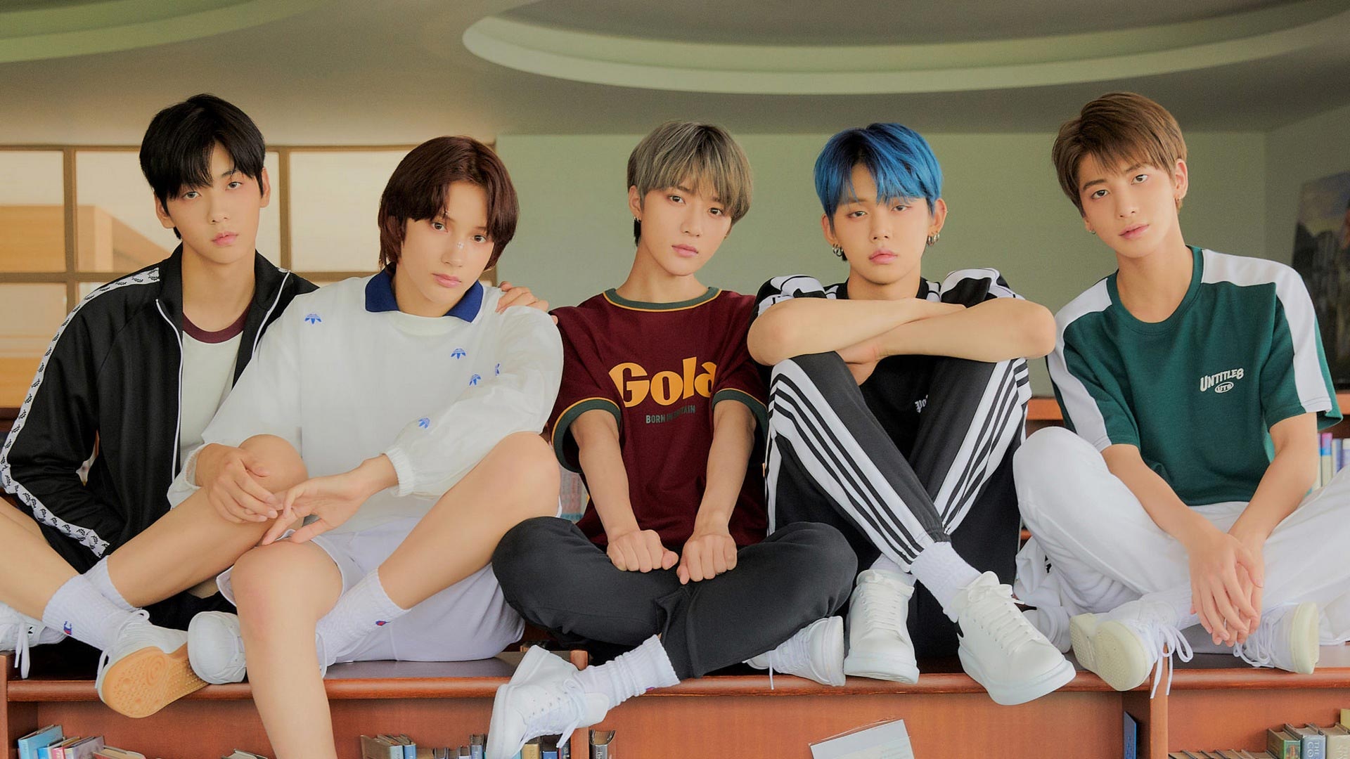 Tomorrow X Together, Yeonjun, Soobin, Beomgyu, Taehyun and Huening Kai, Full HD Desktop wallpaper