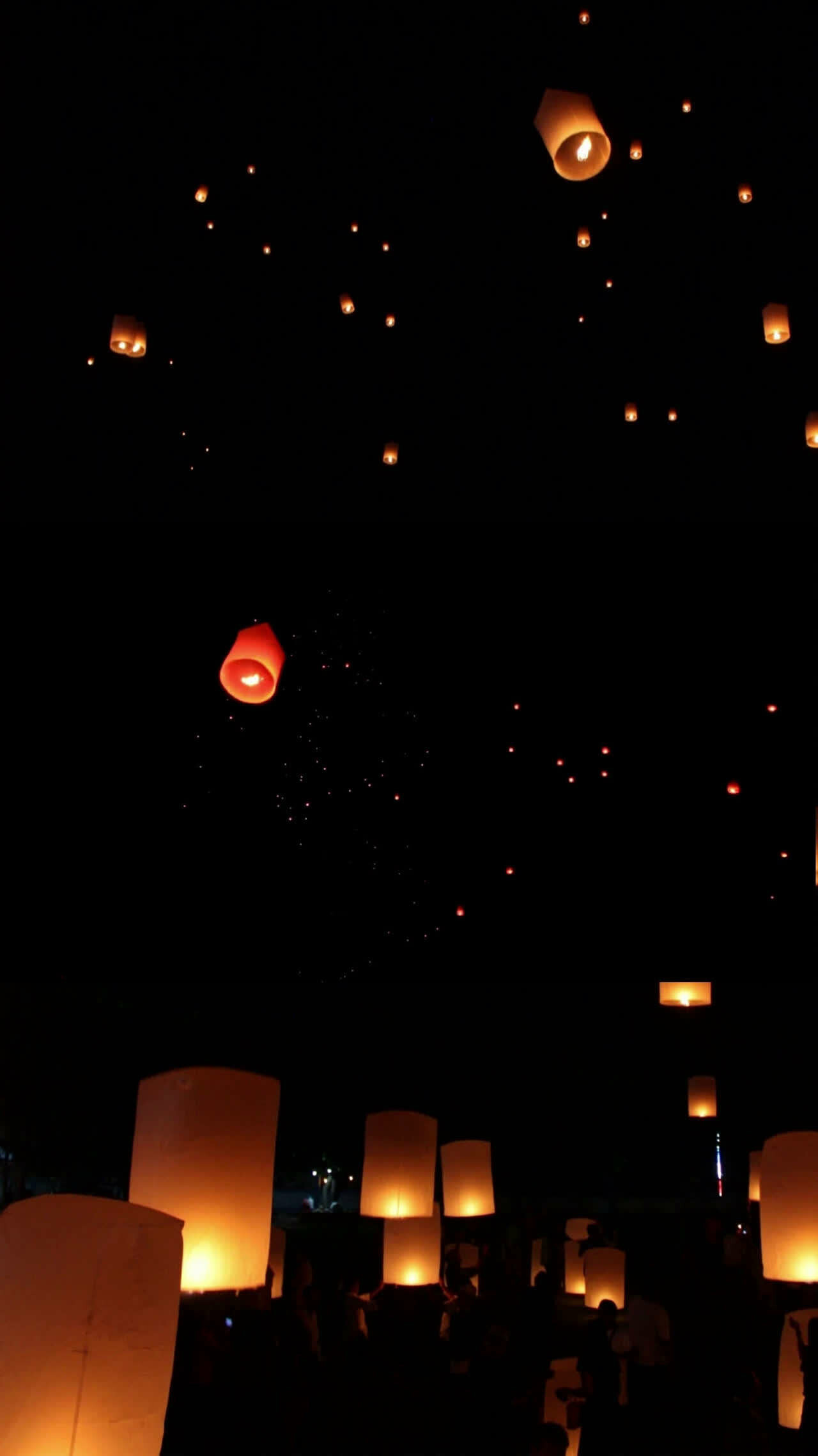 Sky Lantern Lifestyle, Memorable moments, Enchanting experience, Captivating visuals, 1280x2280 HD Phone