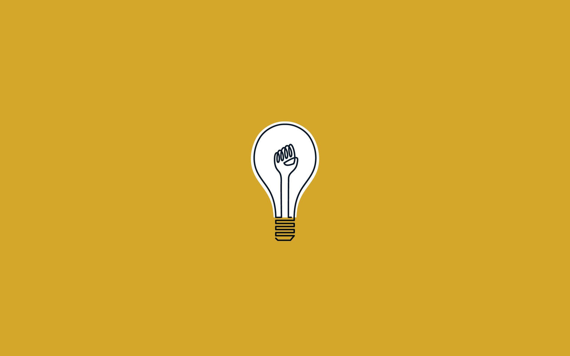 Light bulb, Simple Wallpaper, 1920x1200 HD Desktop