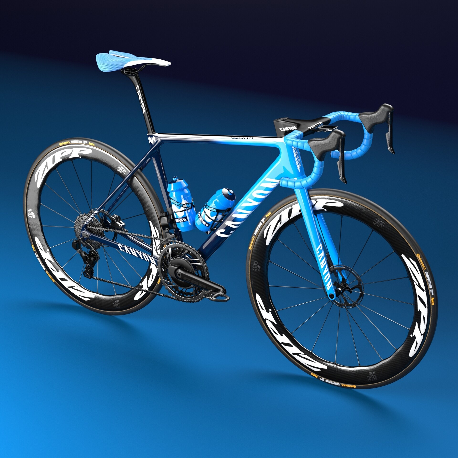 Canyon Bikes, Roadbike art, Ultimate CF SLX, Studio showcase, 1920x1920 HD Phone