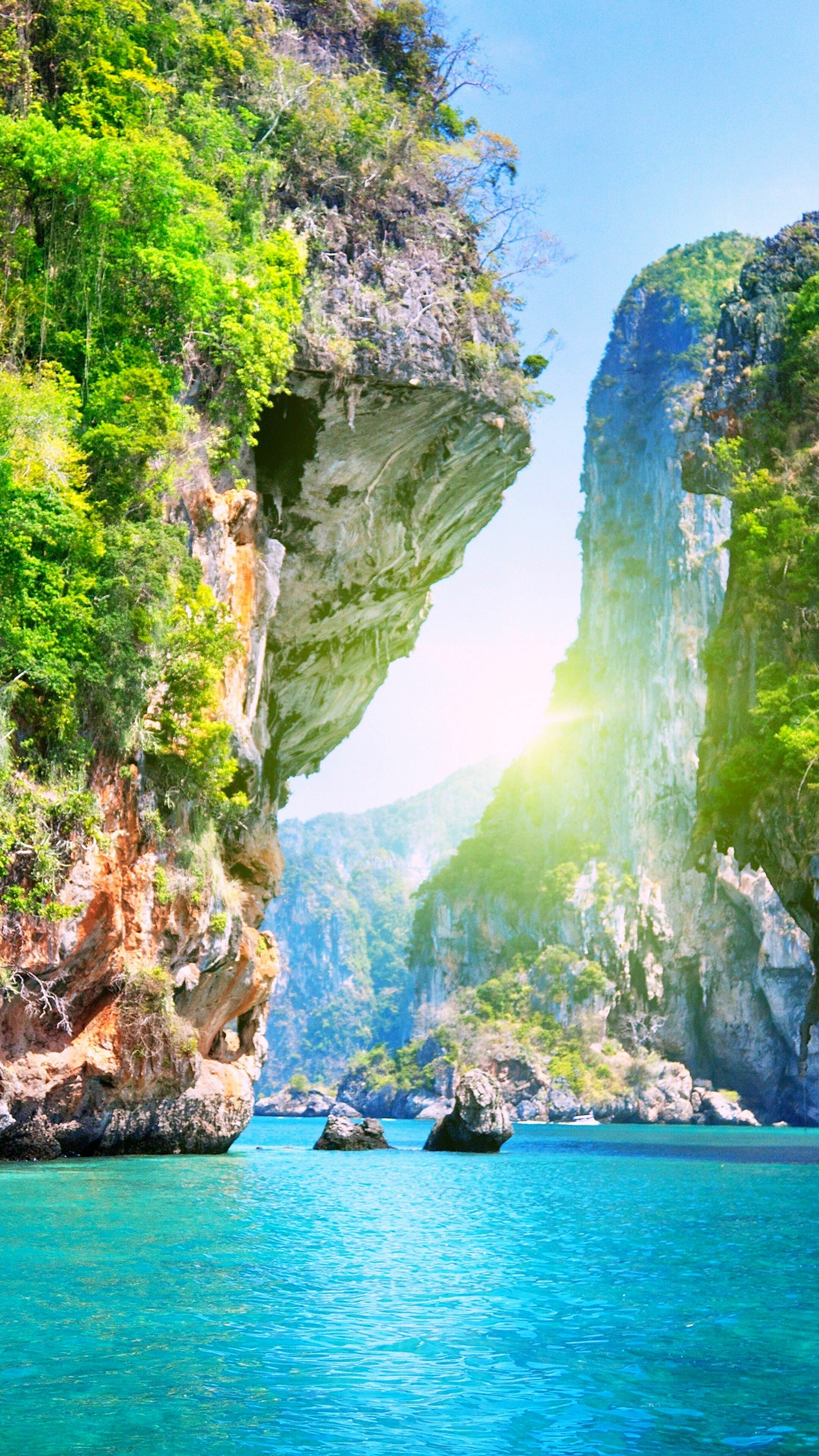 Phi Phi island, Thailand travels, 4K HD Thailand, Thailand backgrounds, 2160x3840 4K Phone
